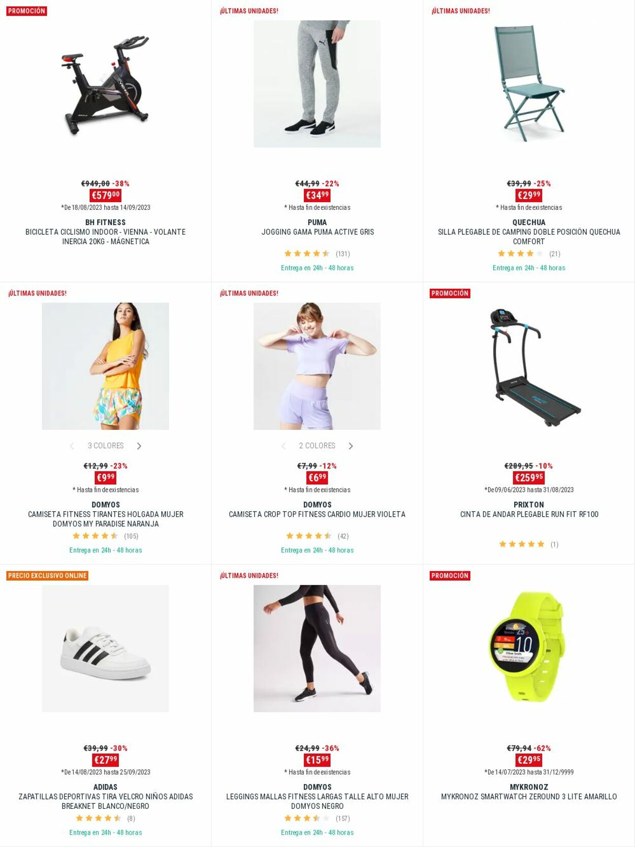 Folleto Decathlon 28.08.2023 - 06.09.2023