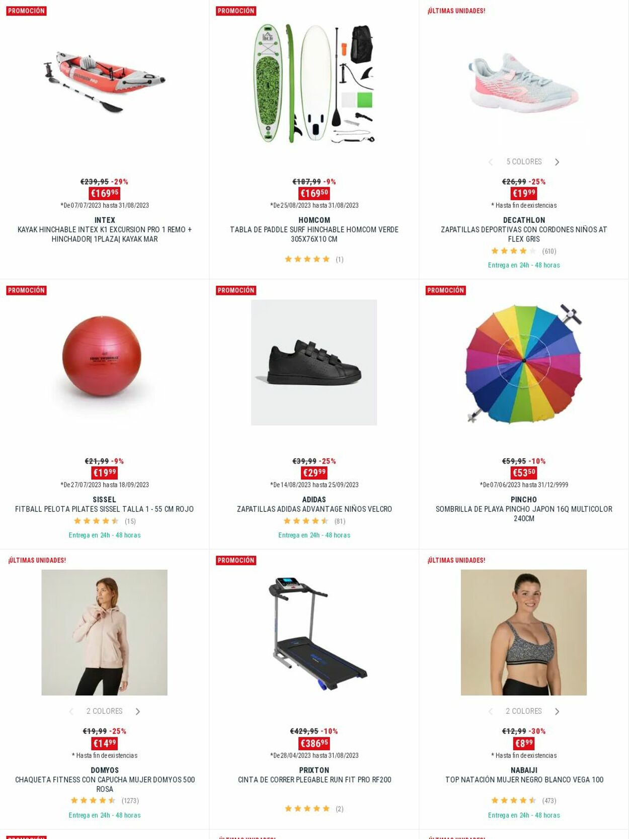 Folleto Decathlon 28.08.2023 - 06.09.2023