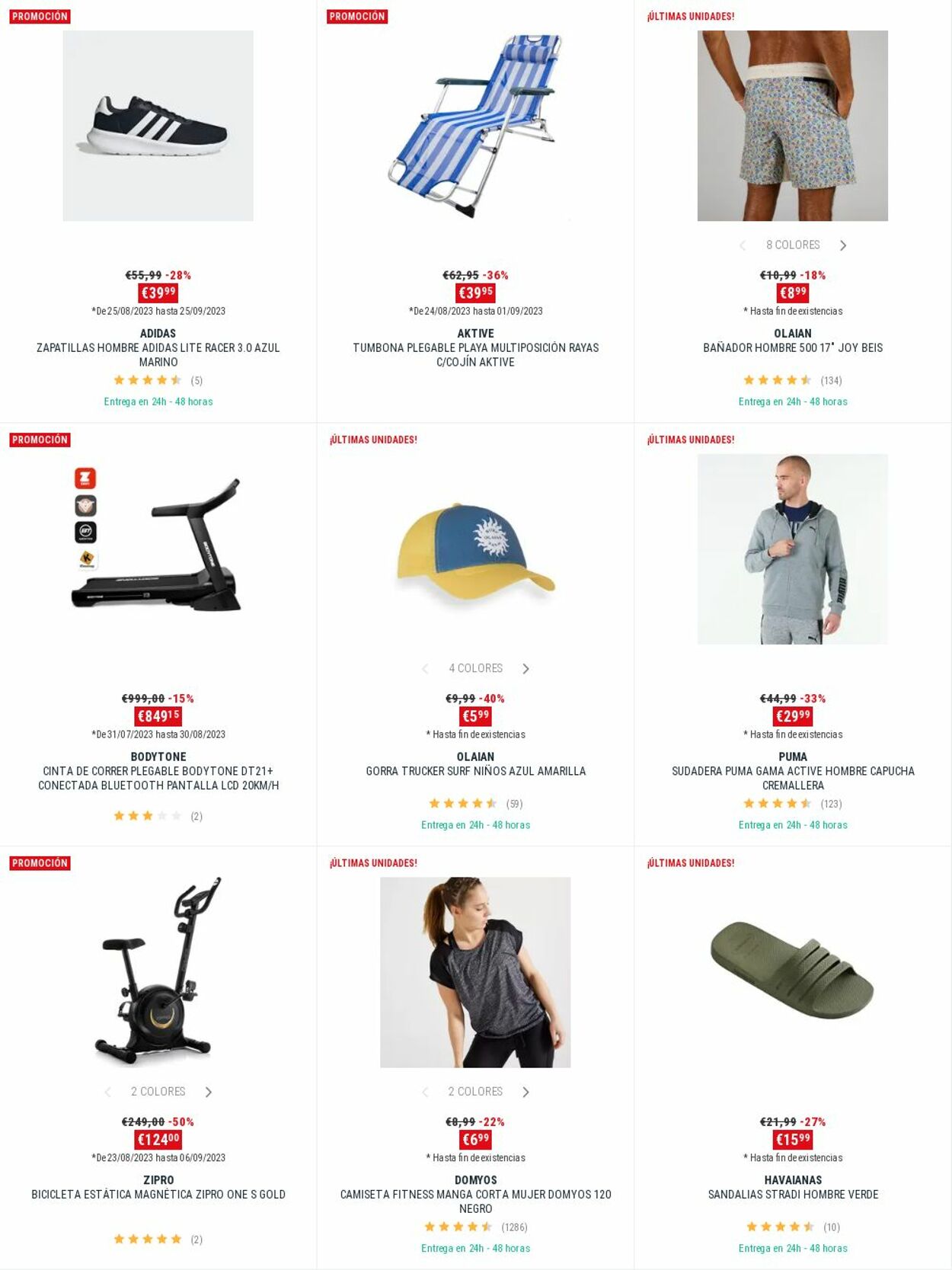 Folleto Decathlon 28.08.2023 - 06.09.2023