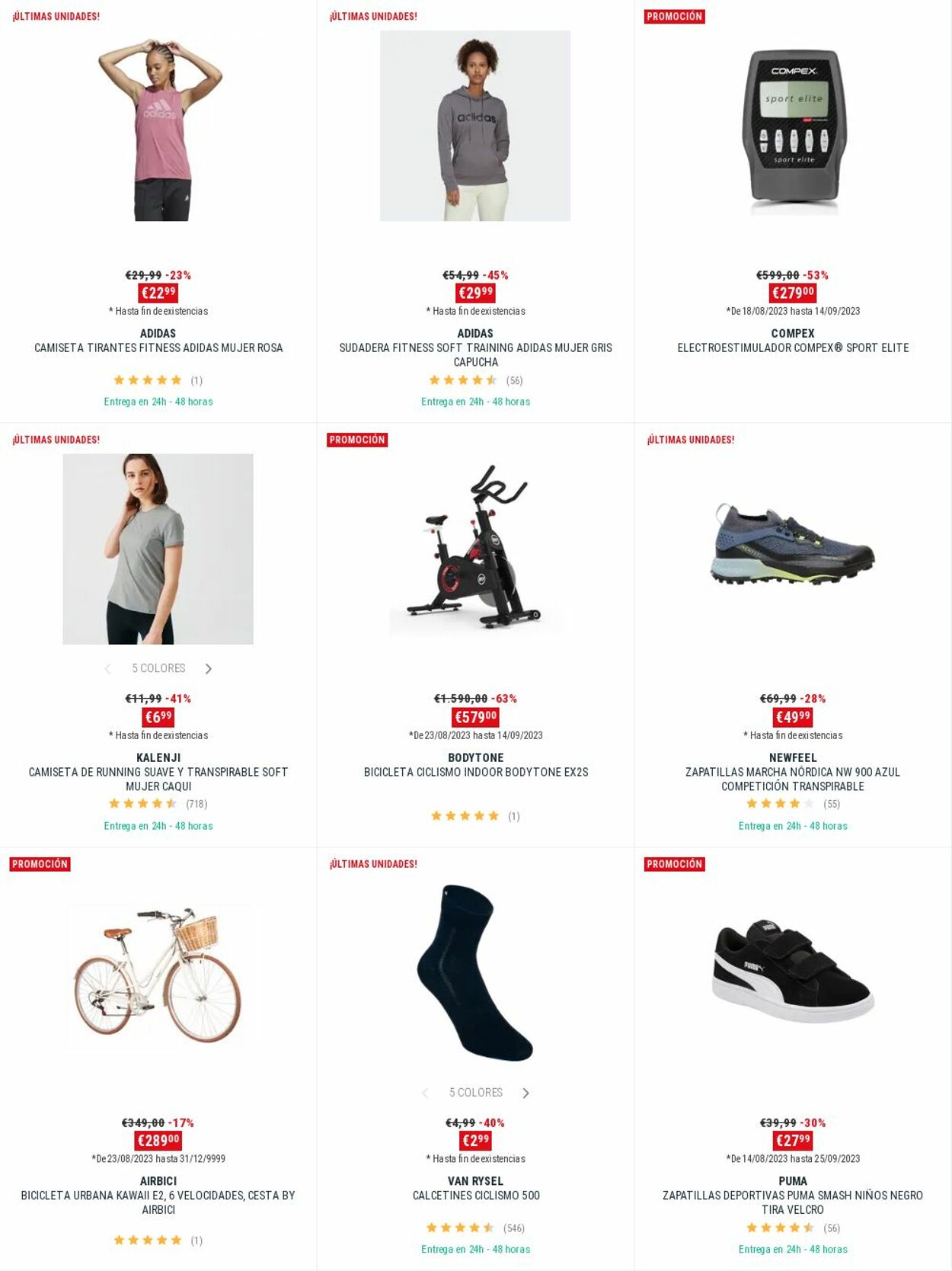 Folleto Decathlon 28.08.2023 - 06.09.2023