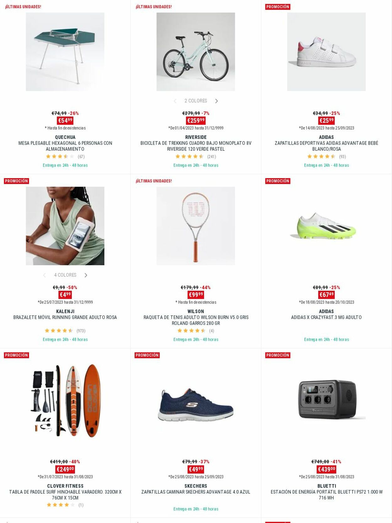 Folleto Decathlon 28.08.2023 - 06.09.2023