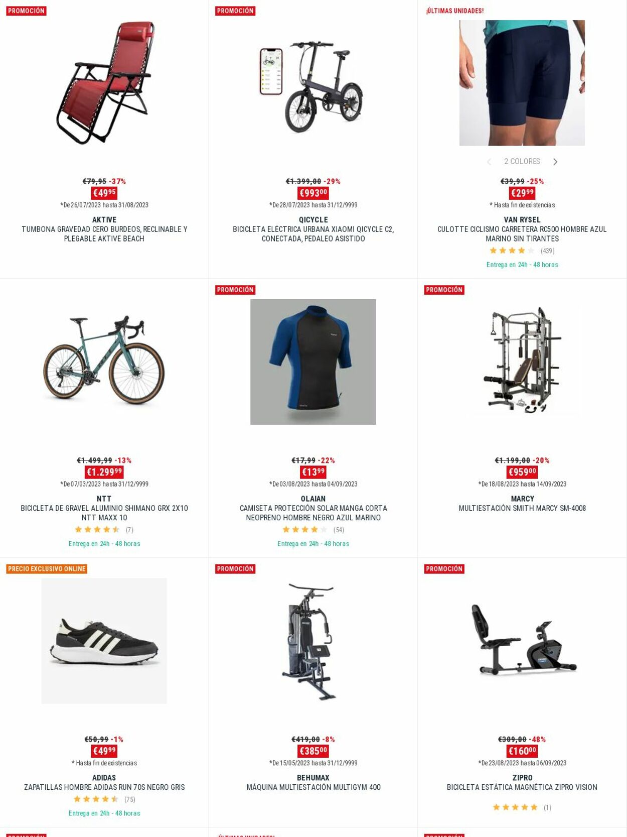 Folleto Decathlon 28.08.2023 - 06.09.2023