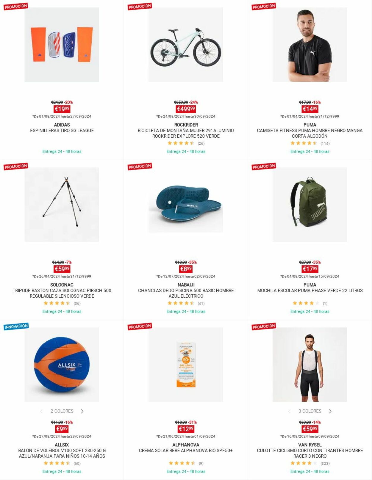 Folleto Decathlon 26.08.2024 - 01.09.2024