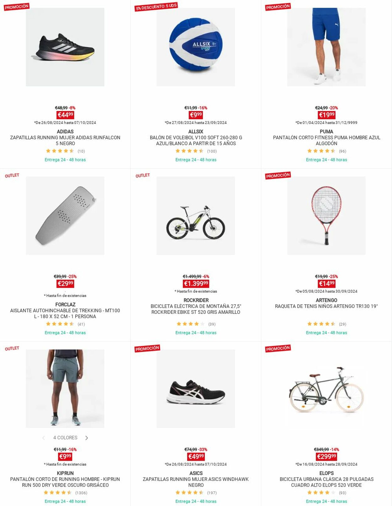 Folleto Decathlon 26.08.2024 - 01.09.2024