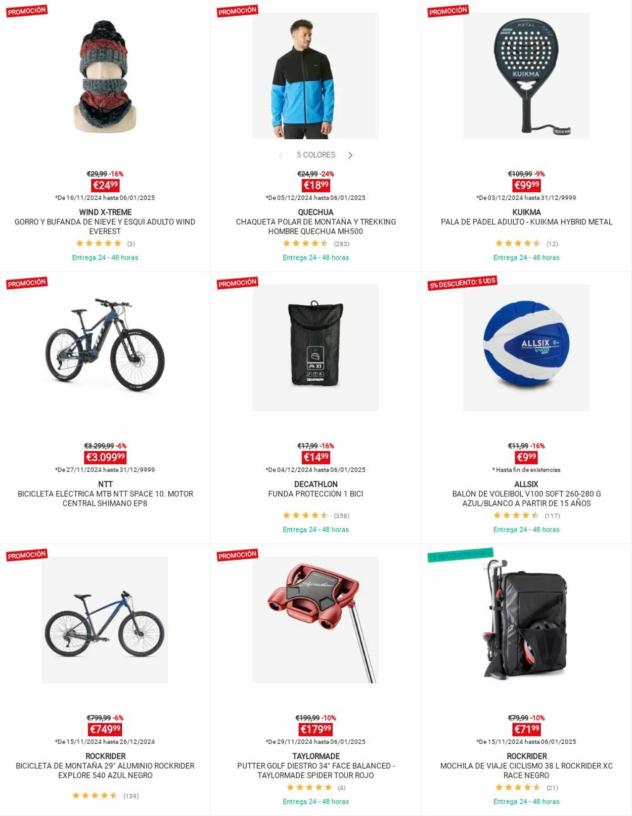 Folleto Decathlon 16.12.2024 - 31.12.2024