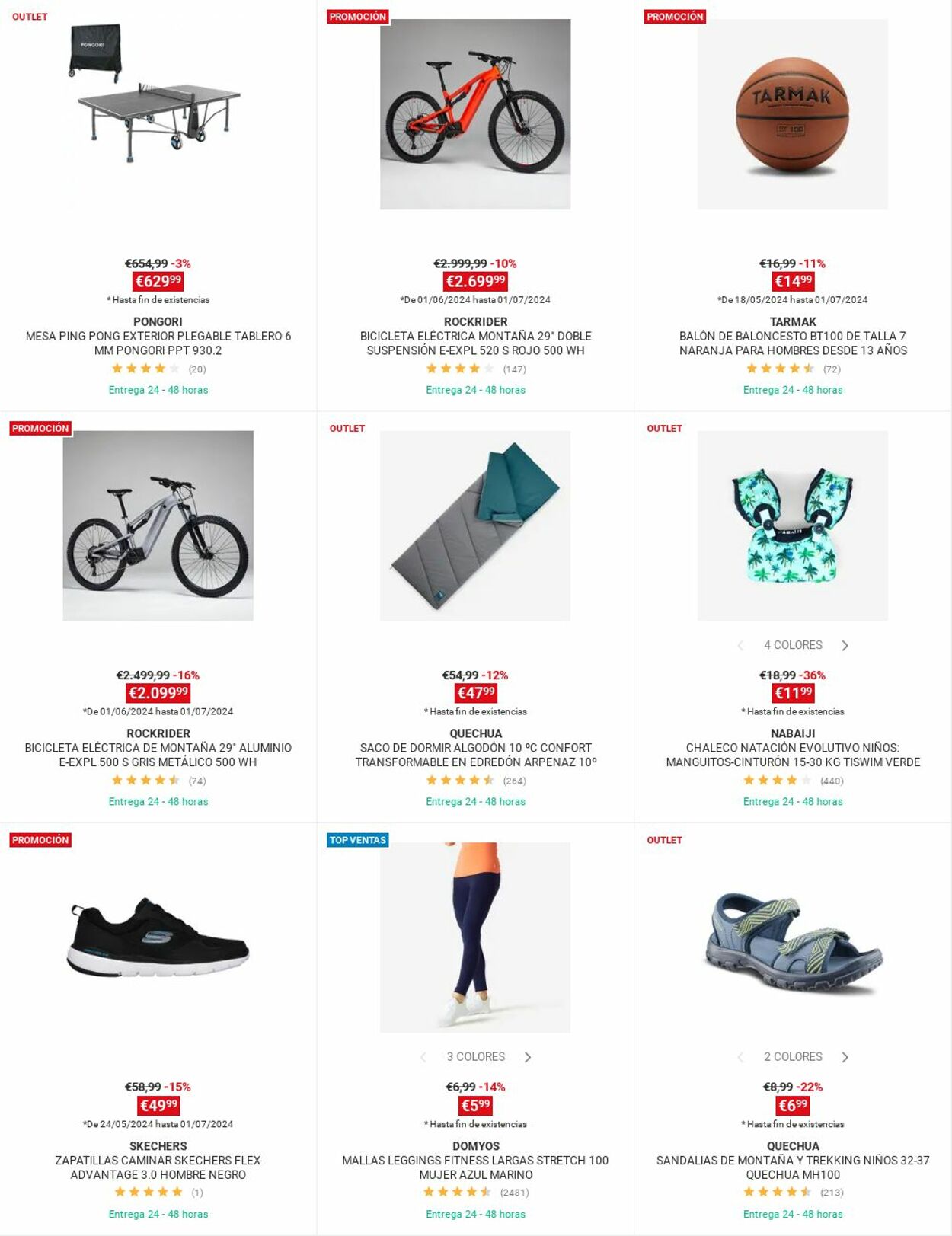 Folleto Decathlon 03.06.2024 - 09.06.2024