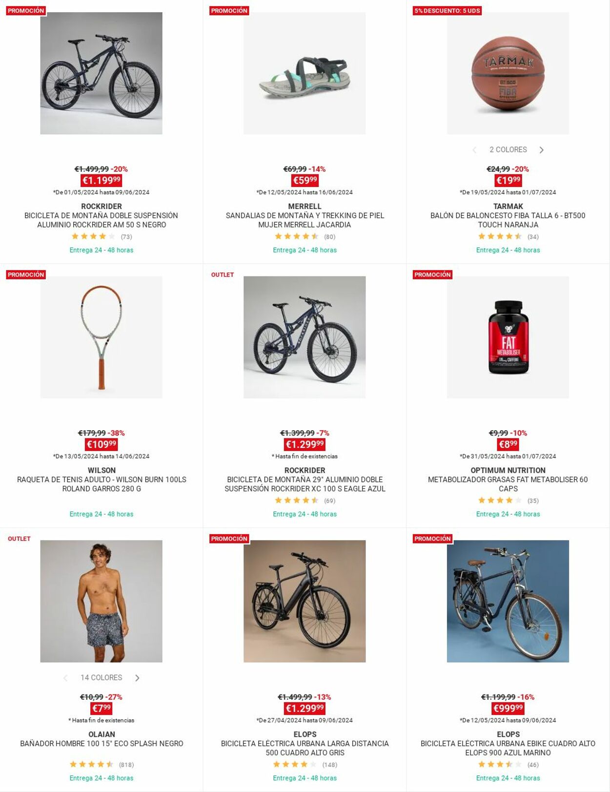 Folleto Decathlon 03.06.2024 - 09.06.2024