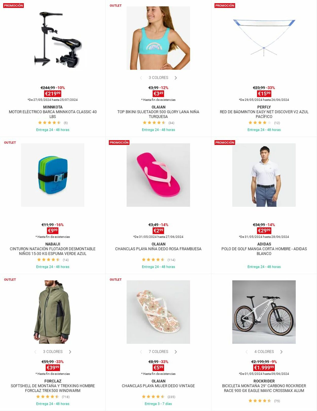 Folleto Decathlon 03.06.2024 - 09.06.2024