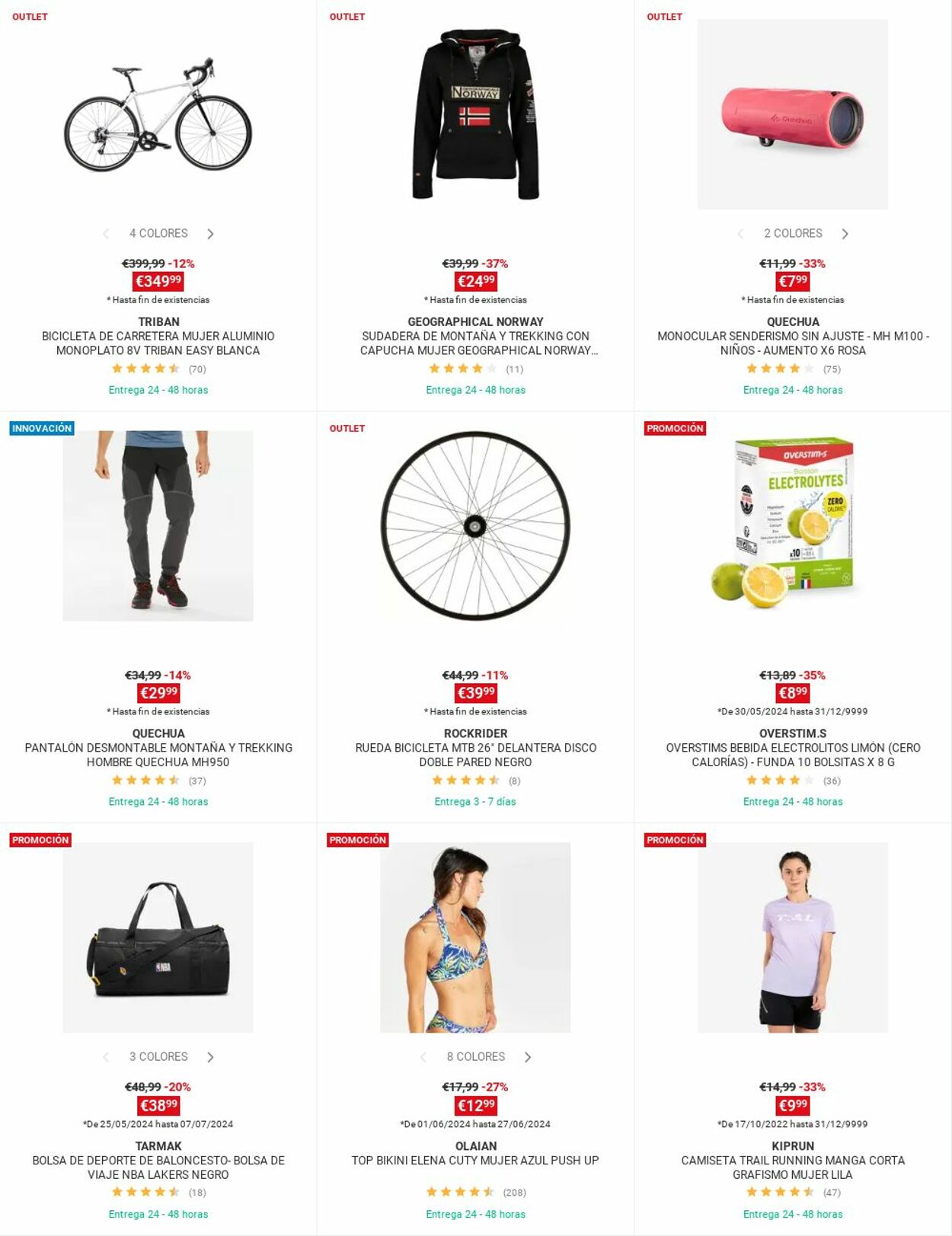 Folleto Decathlon 03.06.2024 - 09.06.2024