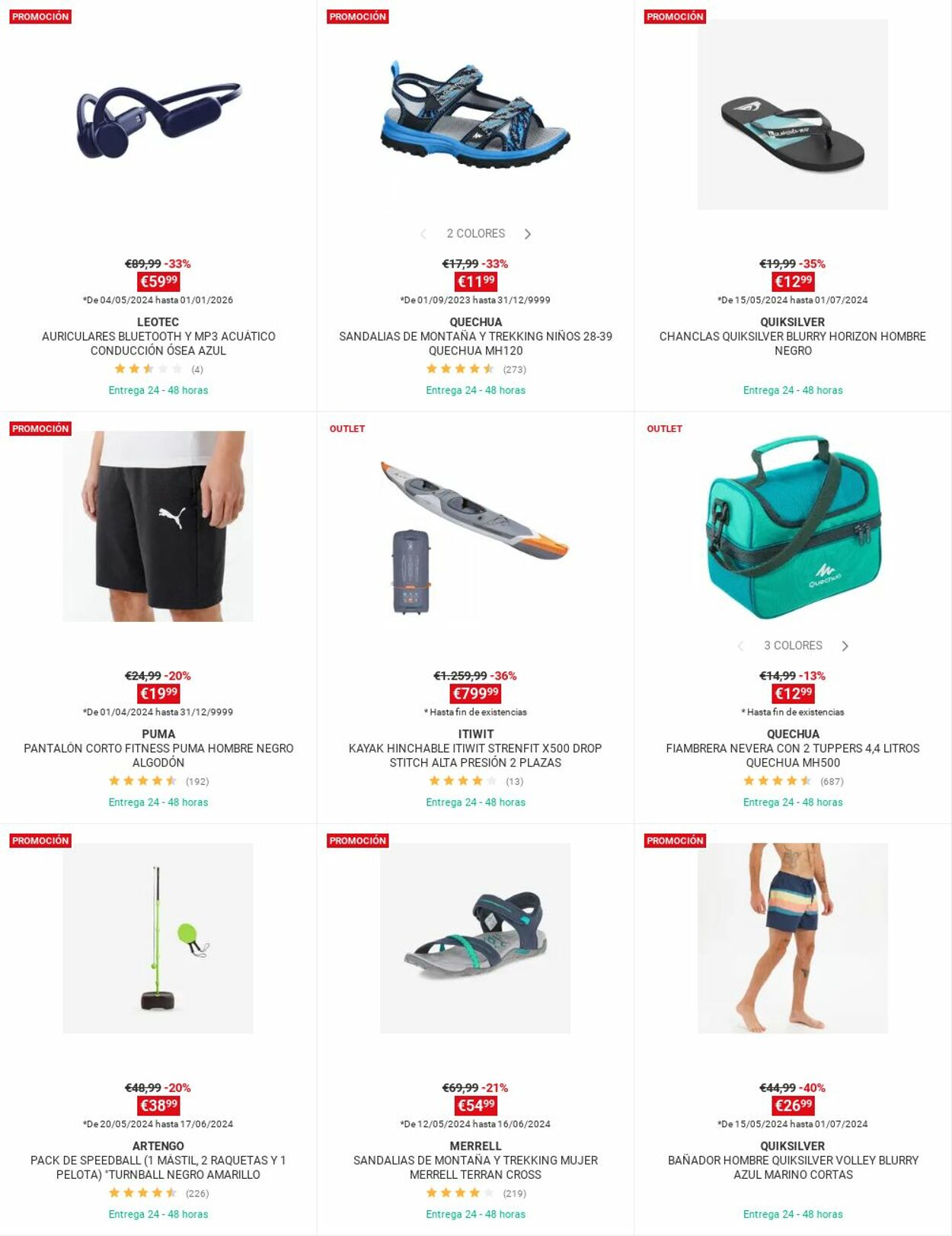 Folleto Decathlon 03.06.2024 - 09.06.2024