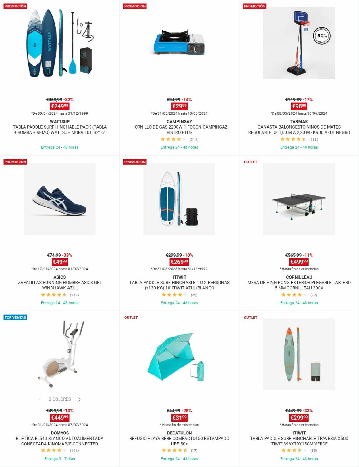 Folleto Decathlon 03.06.2024 - 09.06.2024