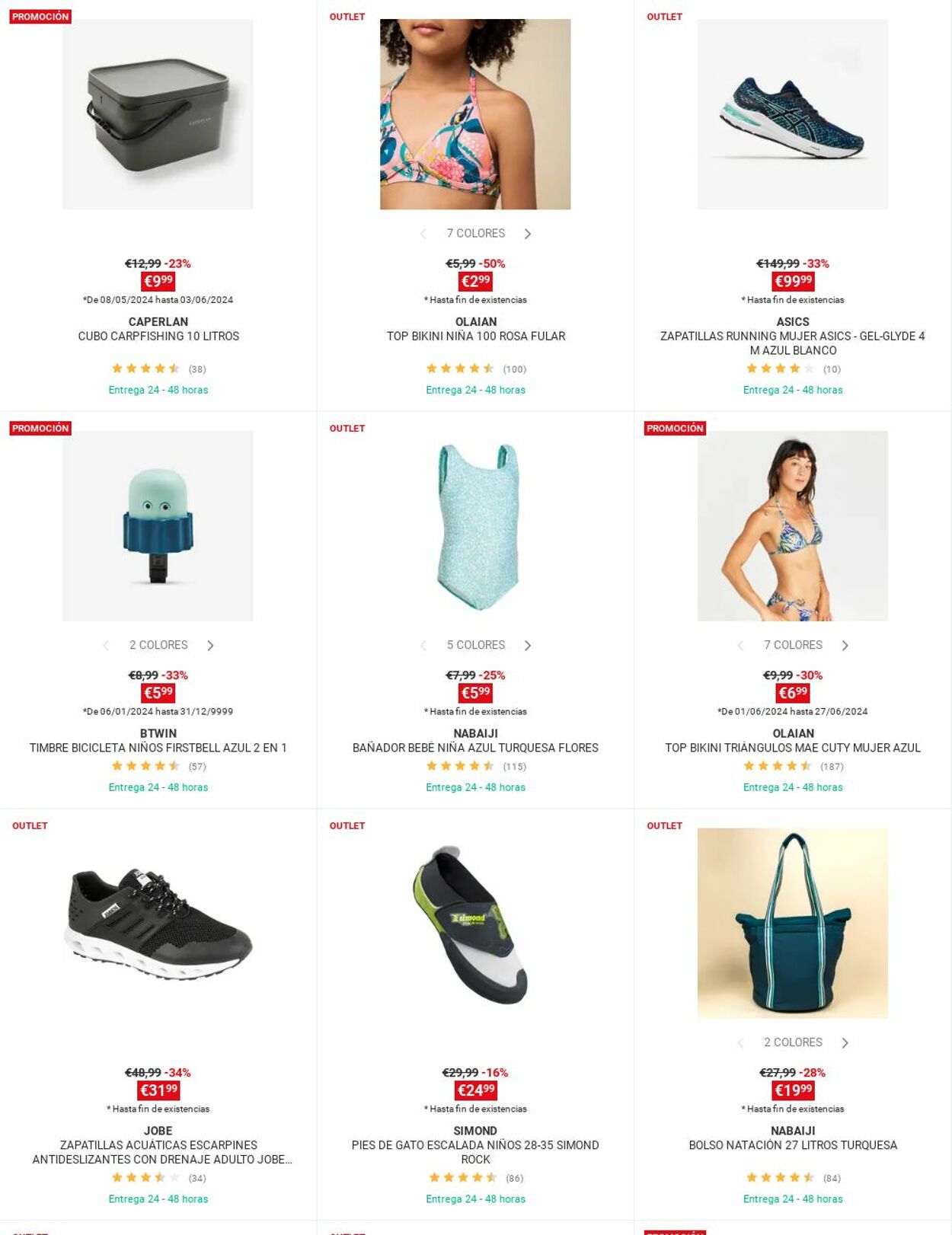 Folleto Decathlon 03.06.2024 - 09.06.2024