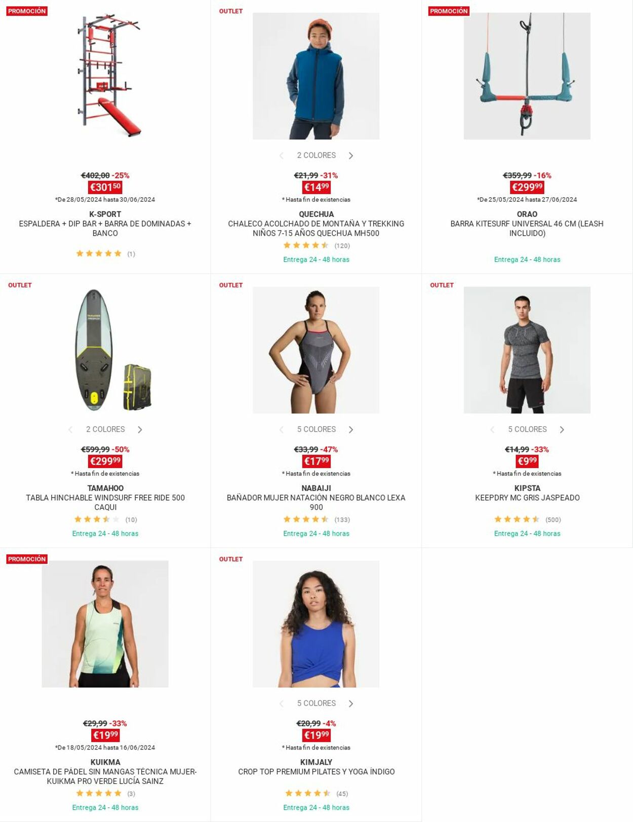 Folleto Decathlon 03.06.2024 - 09.06.2024