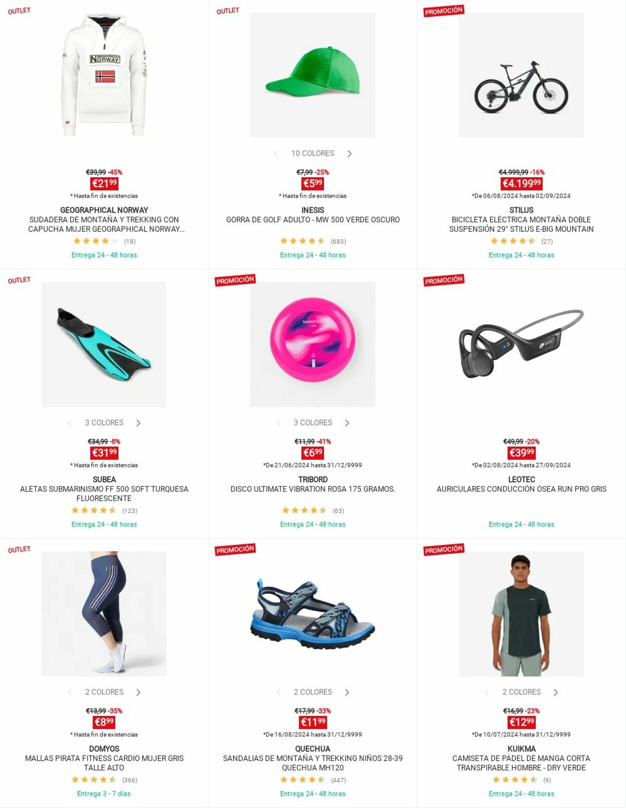 Folleto Decathlon 02.09.2024 - 08.09.2024