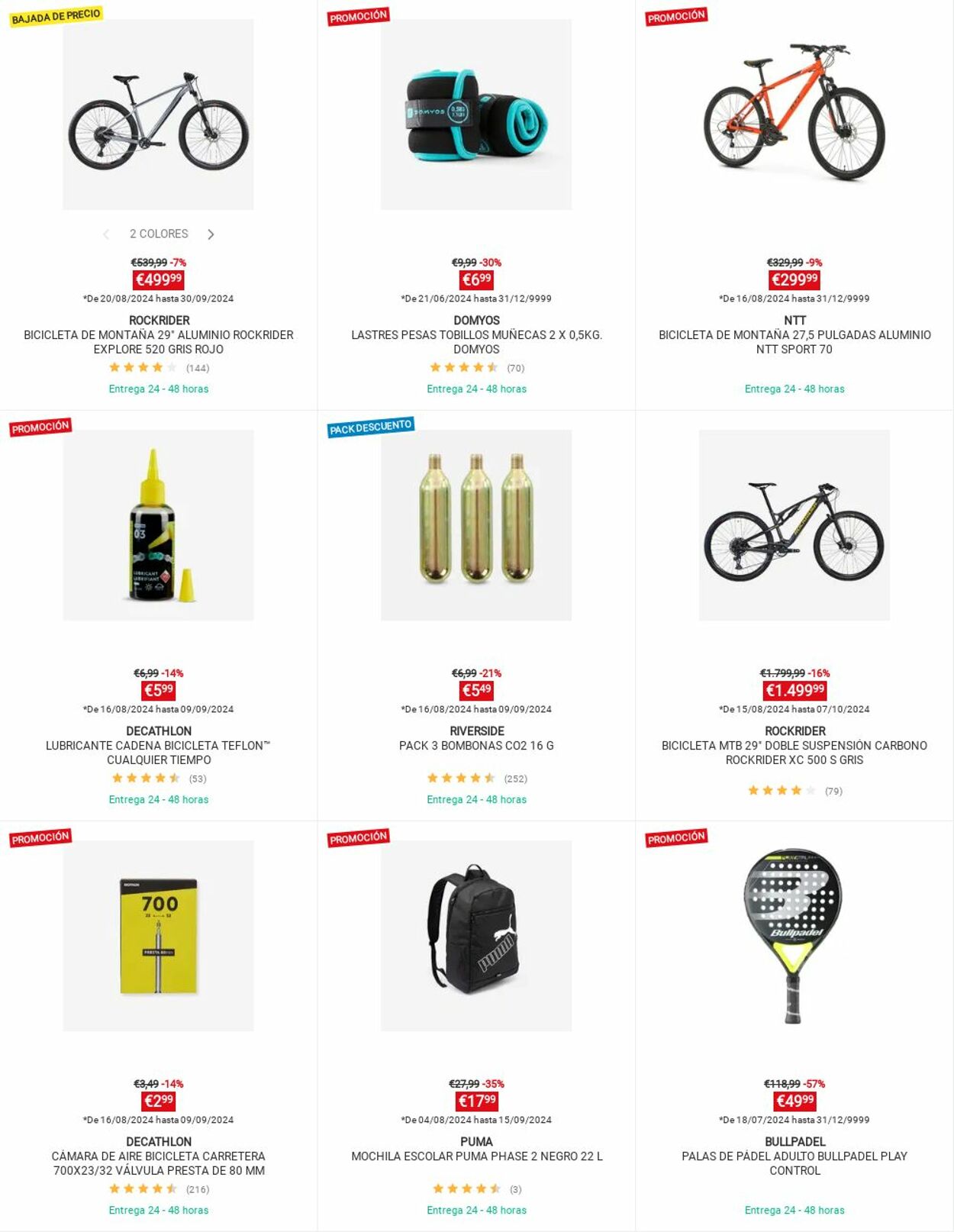 Folleto Decathlon 19.08.2024 - 25.08.2024