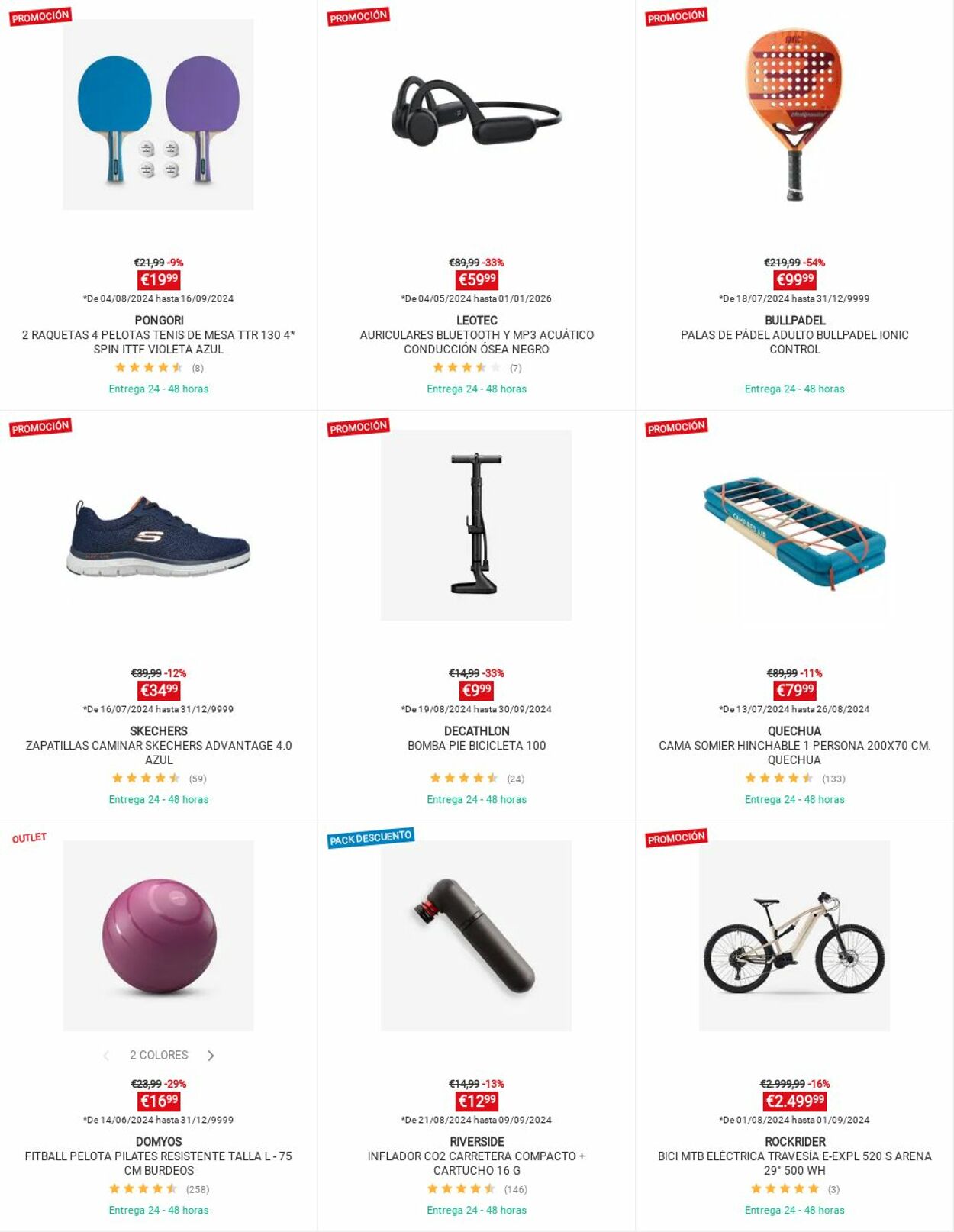 Folleto Decathlon 19.08.2024 - 25.08.2024