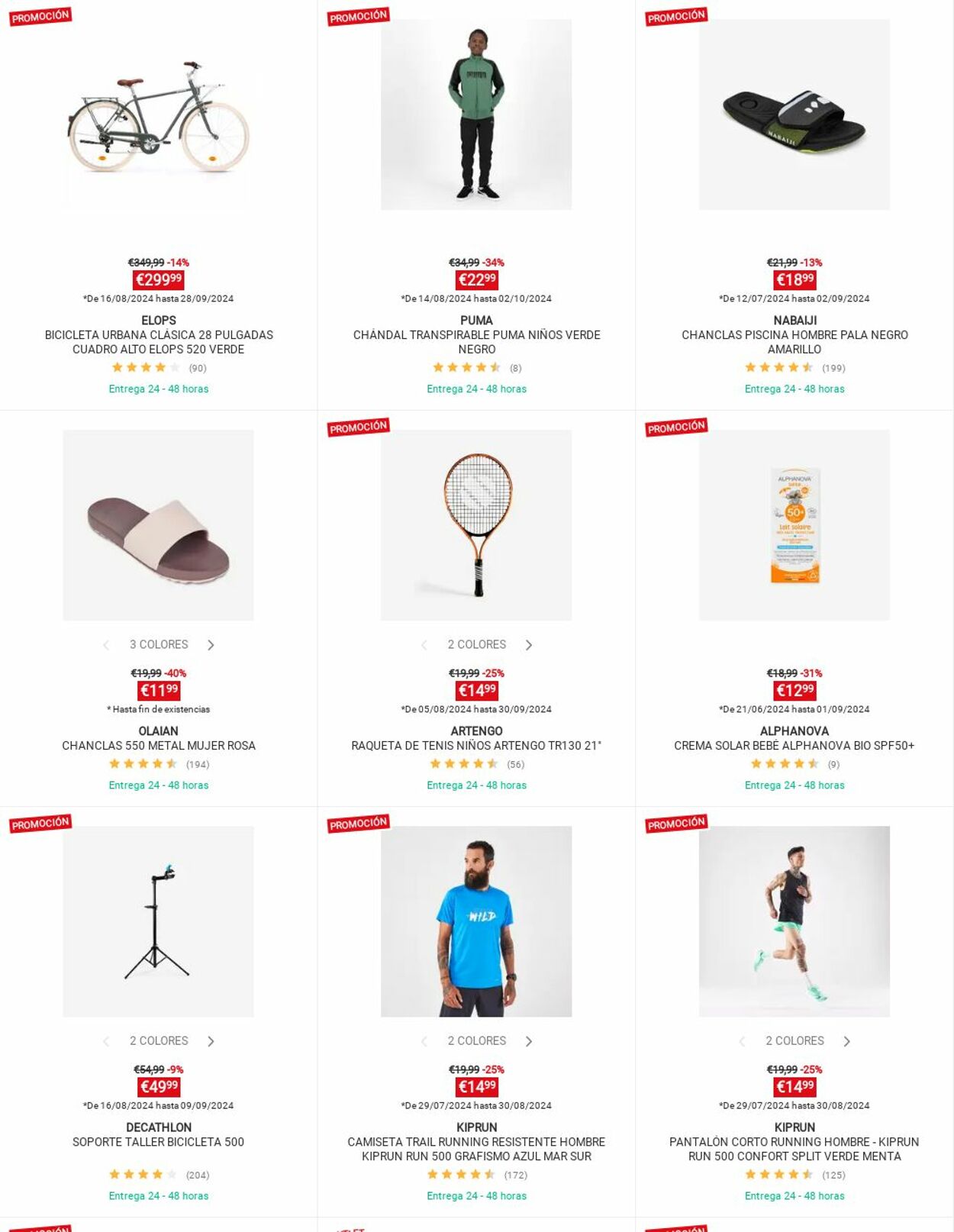 Folleto Decathlon 19.08.2024 - 25.08.2024