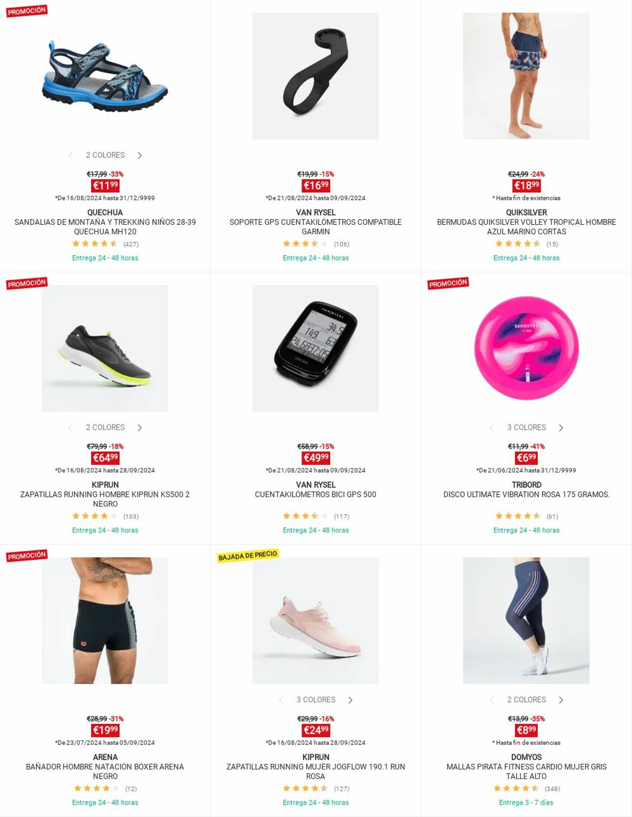 Folleto Decathlon 19.08.2024 - 25.08.2024