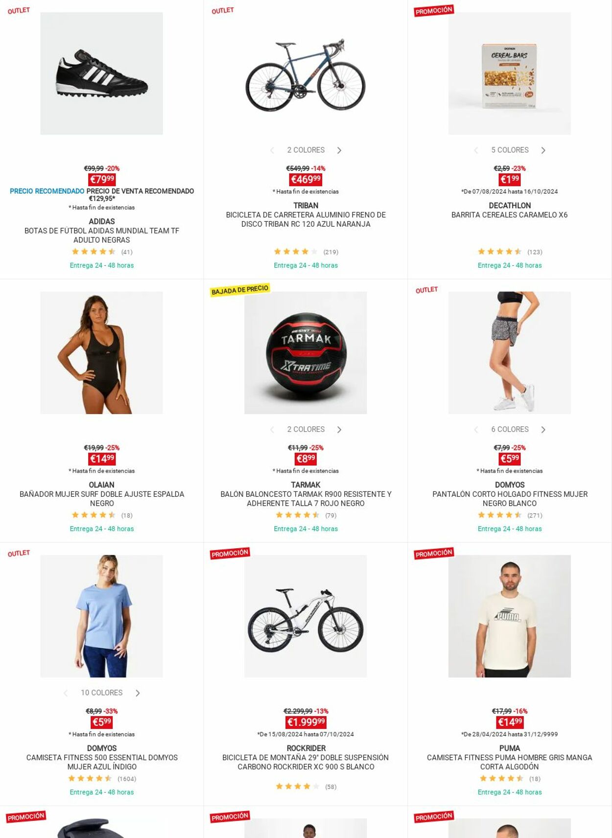 Folleto Decathlon 19.08.2024 - 25.08.2024