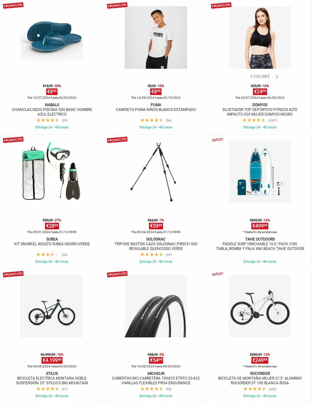 Folleto Decathlon 19.08.2024 - 25.08.2024