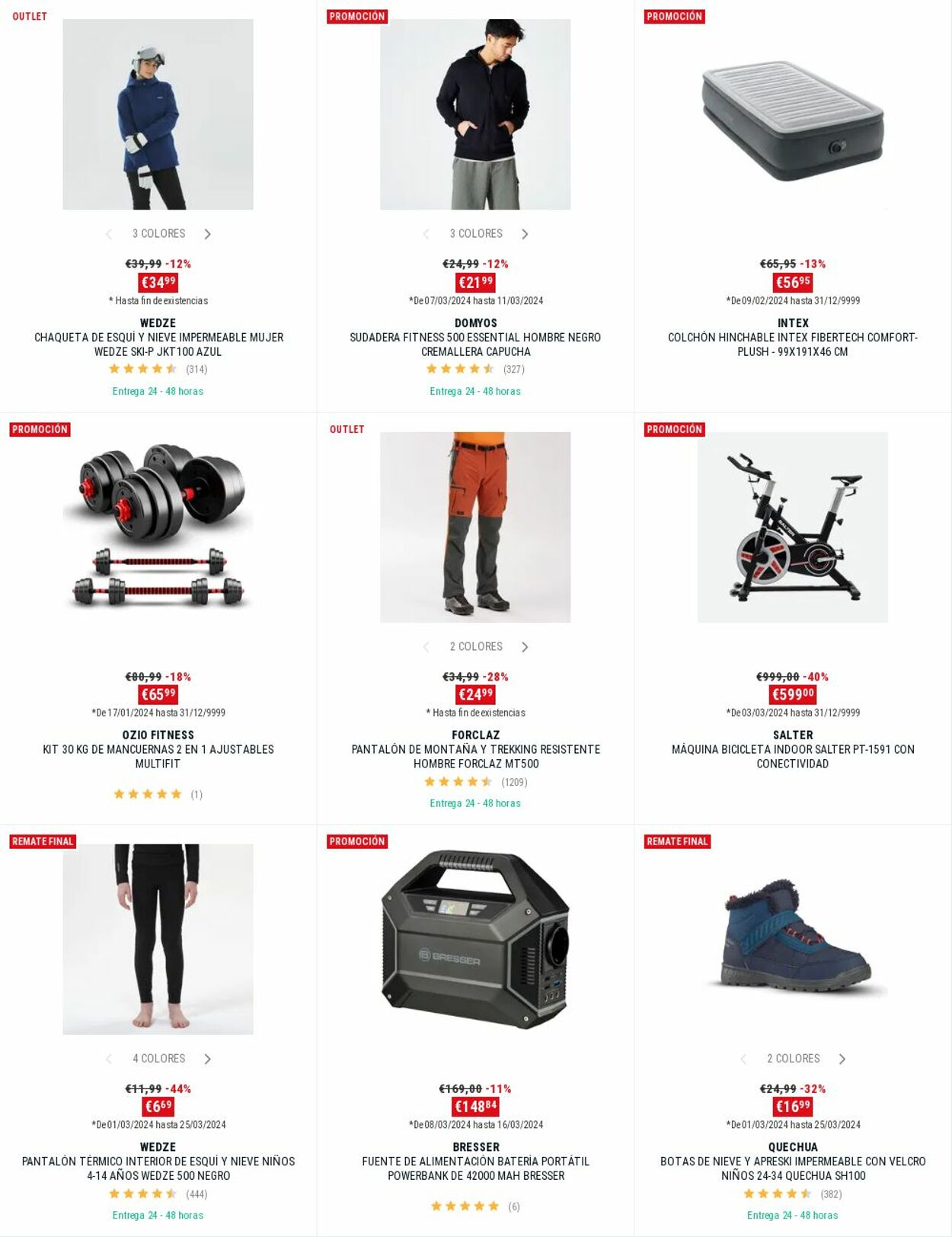 Folleto Decathlon 11.03.2024 - 17.03.2024