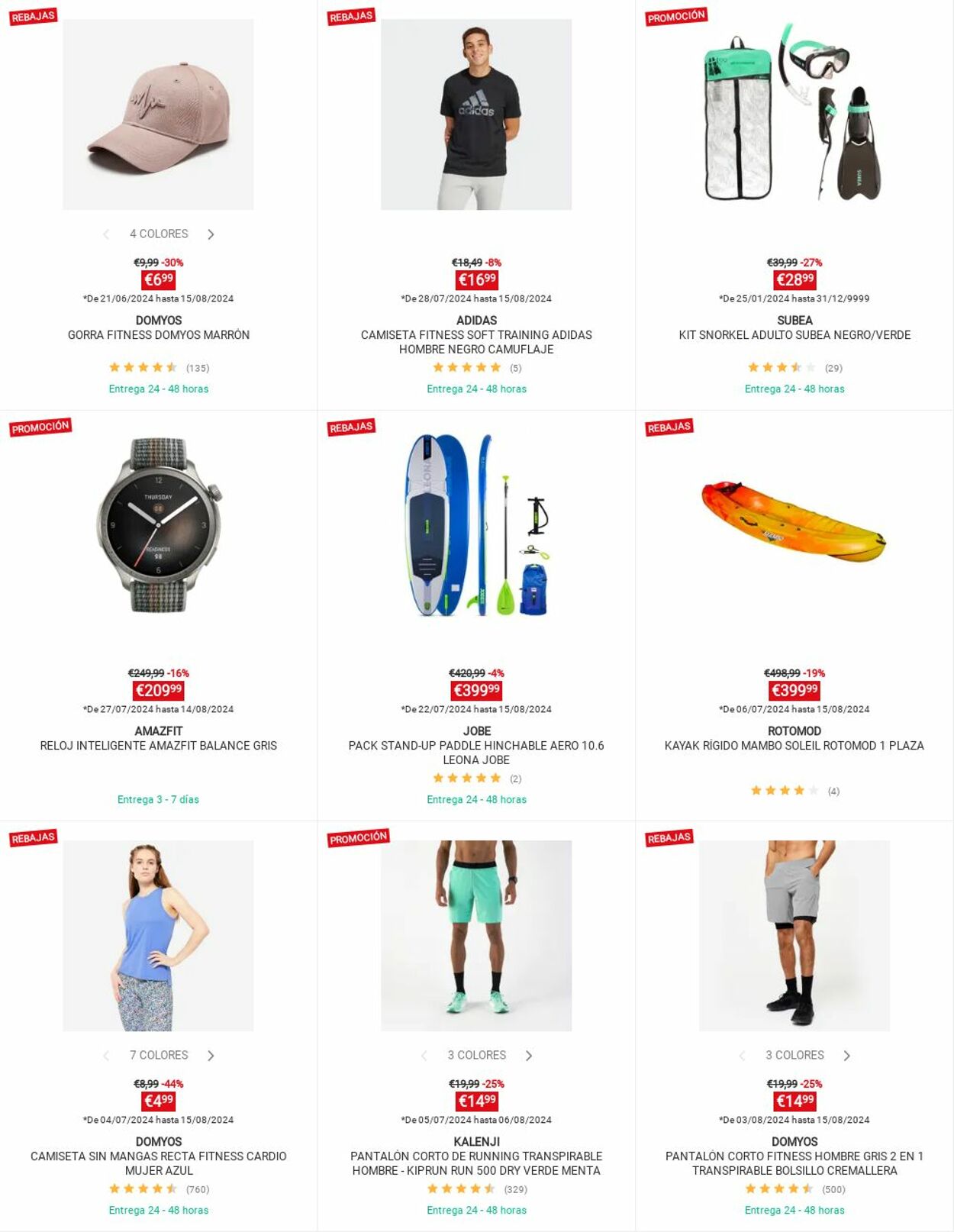 Folleto Decathlon 12.08.2024 - 18.08.2024