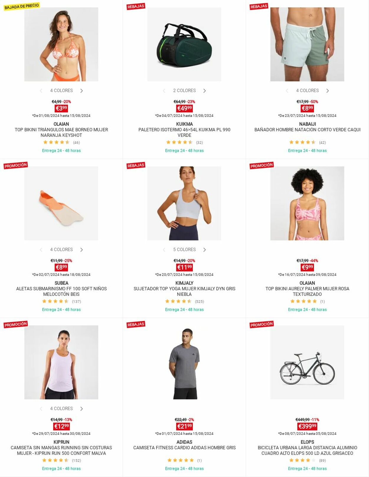 Folleto Decathlon 12.08.2024 - 18.08.2024