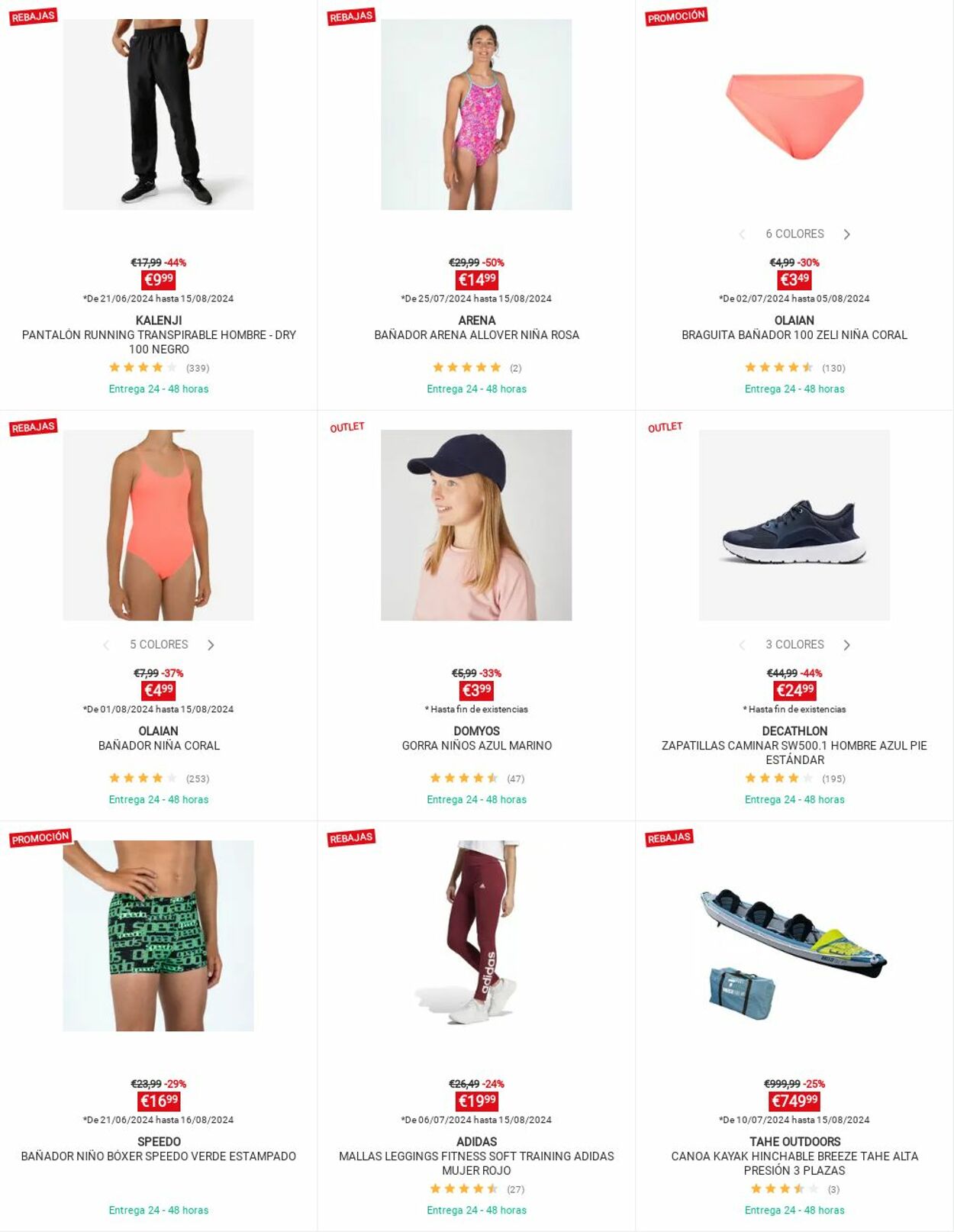 Folleto Decathlon 12.08.2024 - 18.08.2024