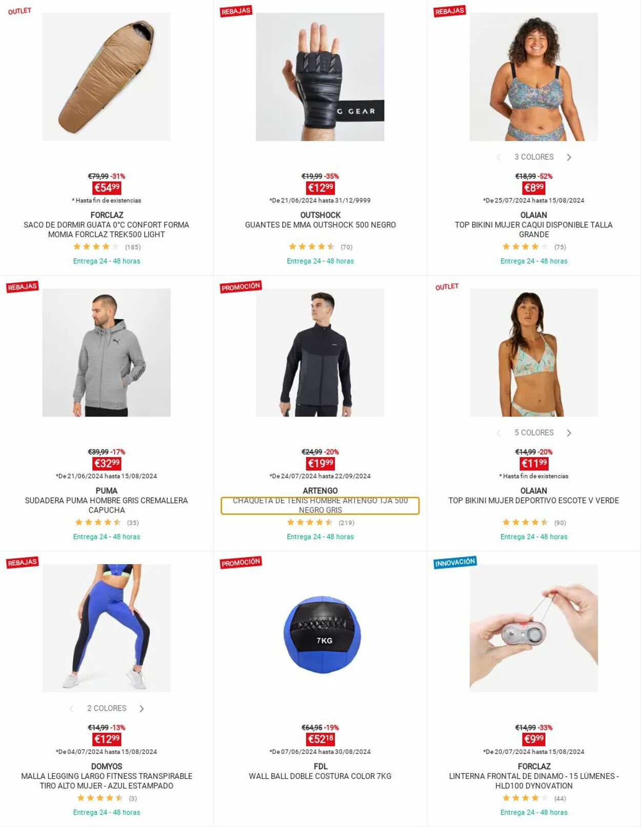 Folleto Decathlon 12.08.2024 - 18.08.2024