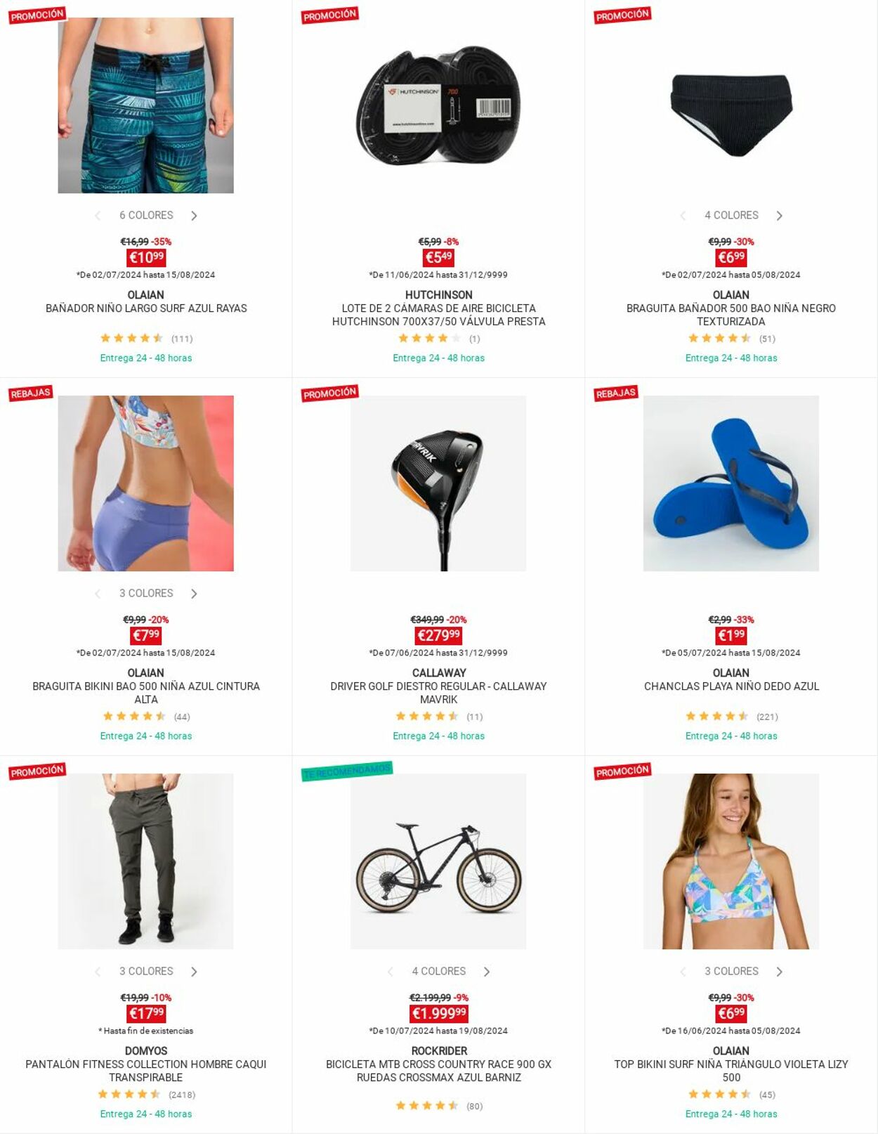 Folleto Decathlon 12.08.2024 - 18.08.2024