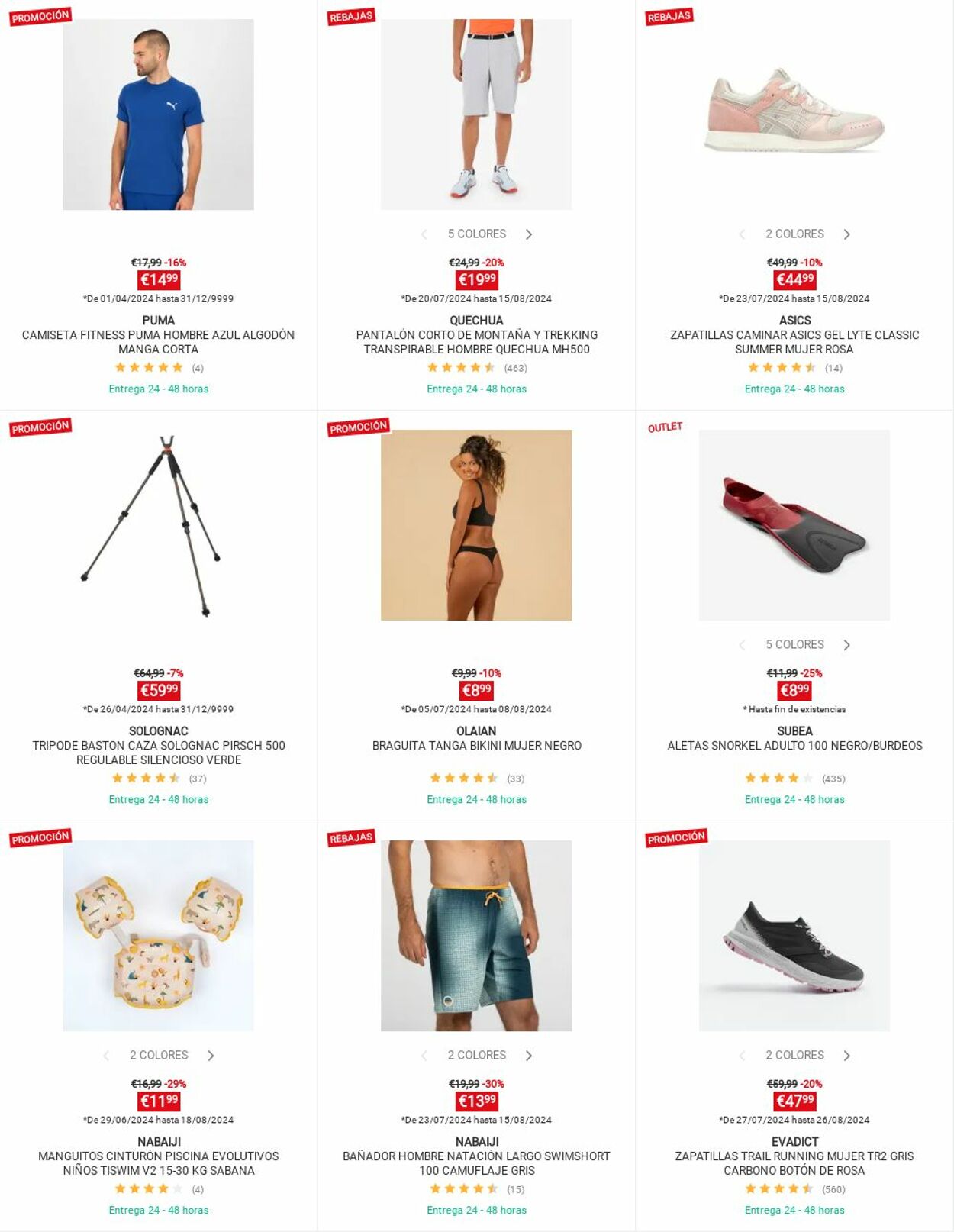 Folleto Decathlon 12.08.2024 - 18.08.2024