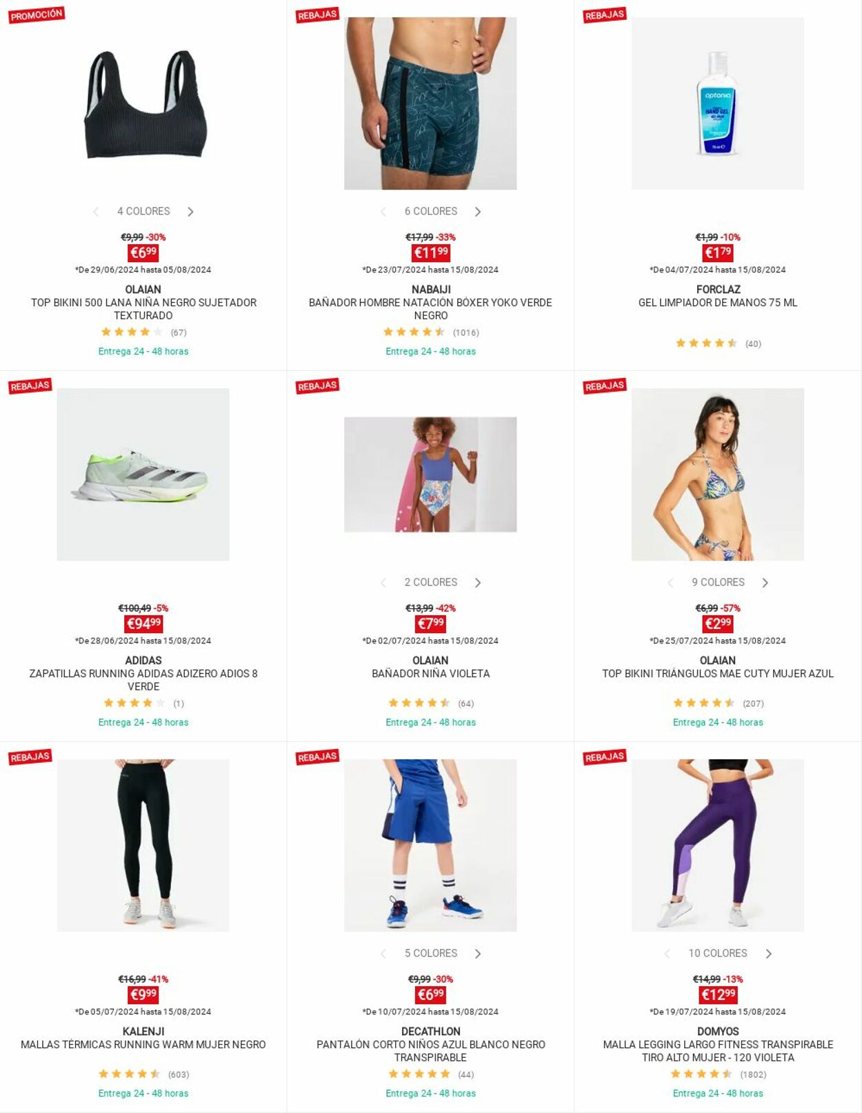 Folleto Decathlon 12.08.2024 - 18.08.2024