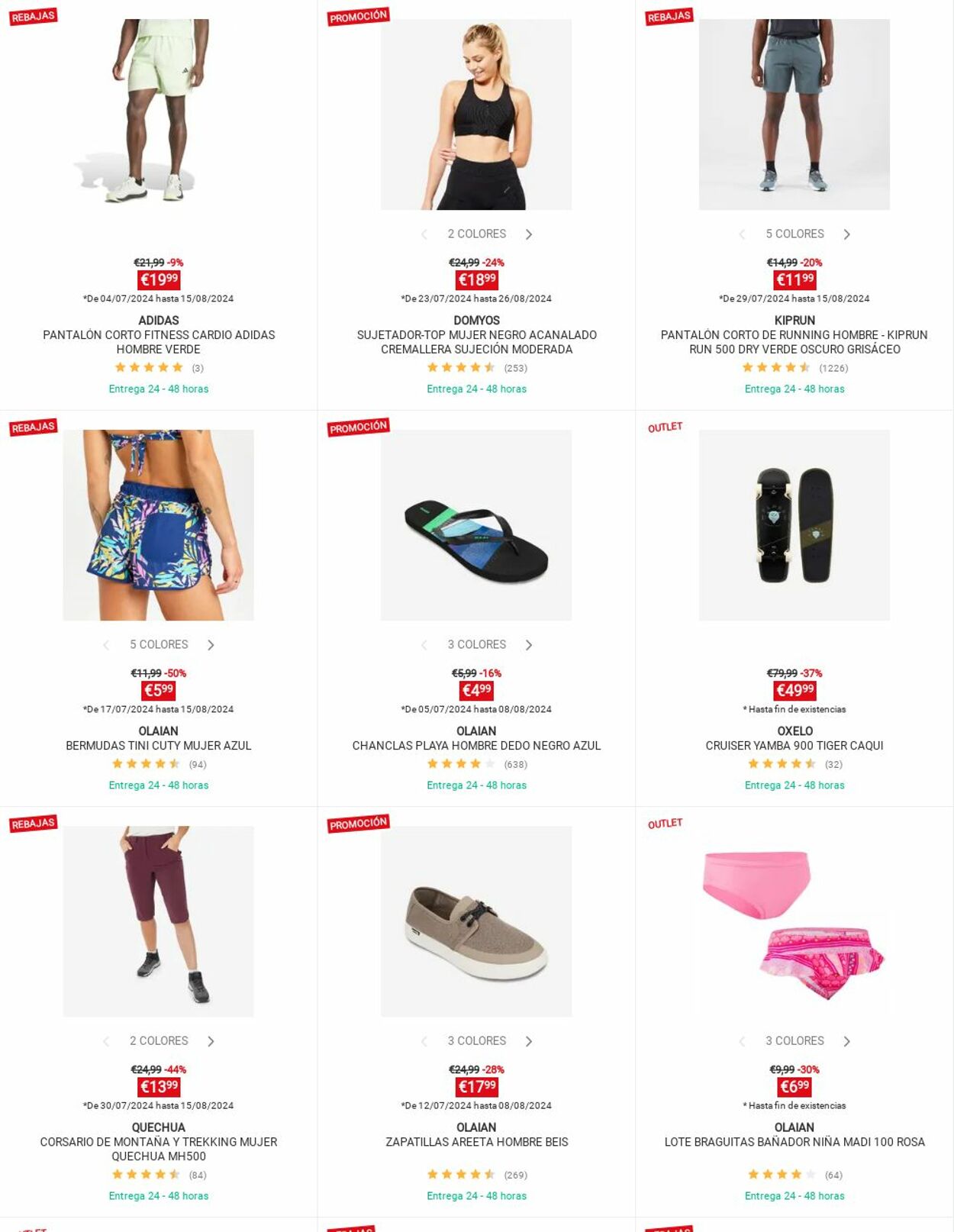 Folleto Decathlon 12.08.2024 - 18.08.2024