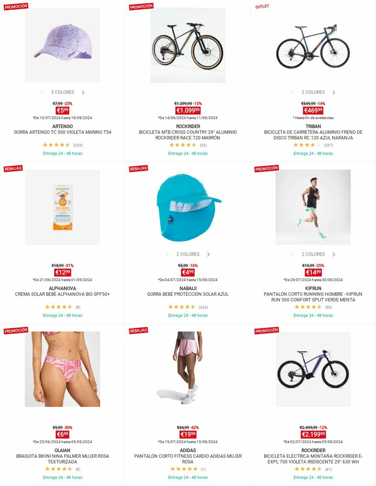 Folleto Decathlon 12.08.2024 - 18.08.2024