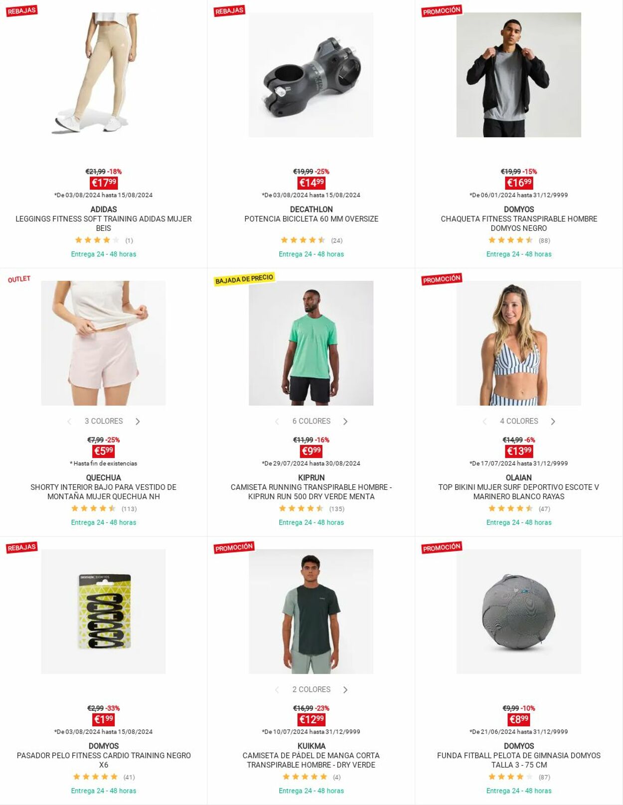 Folleto Decathlon 12.08.2024 - 18.08.2024