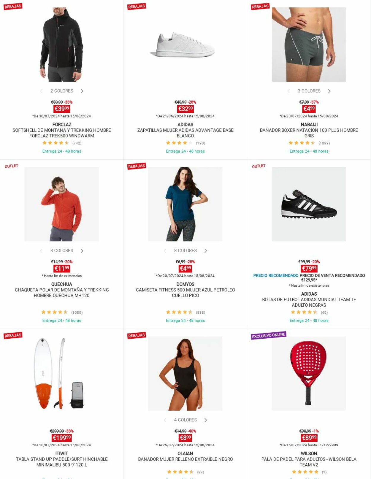 Folleto Decathlon 12.08.2024 - 18.08.2024