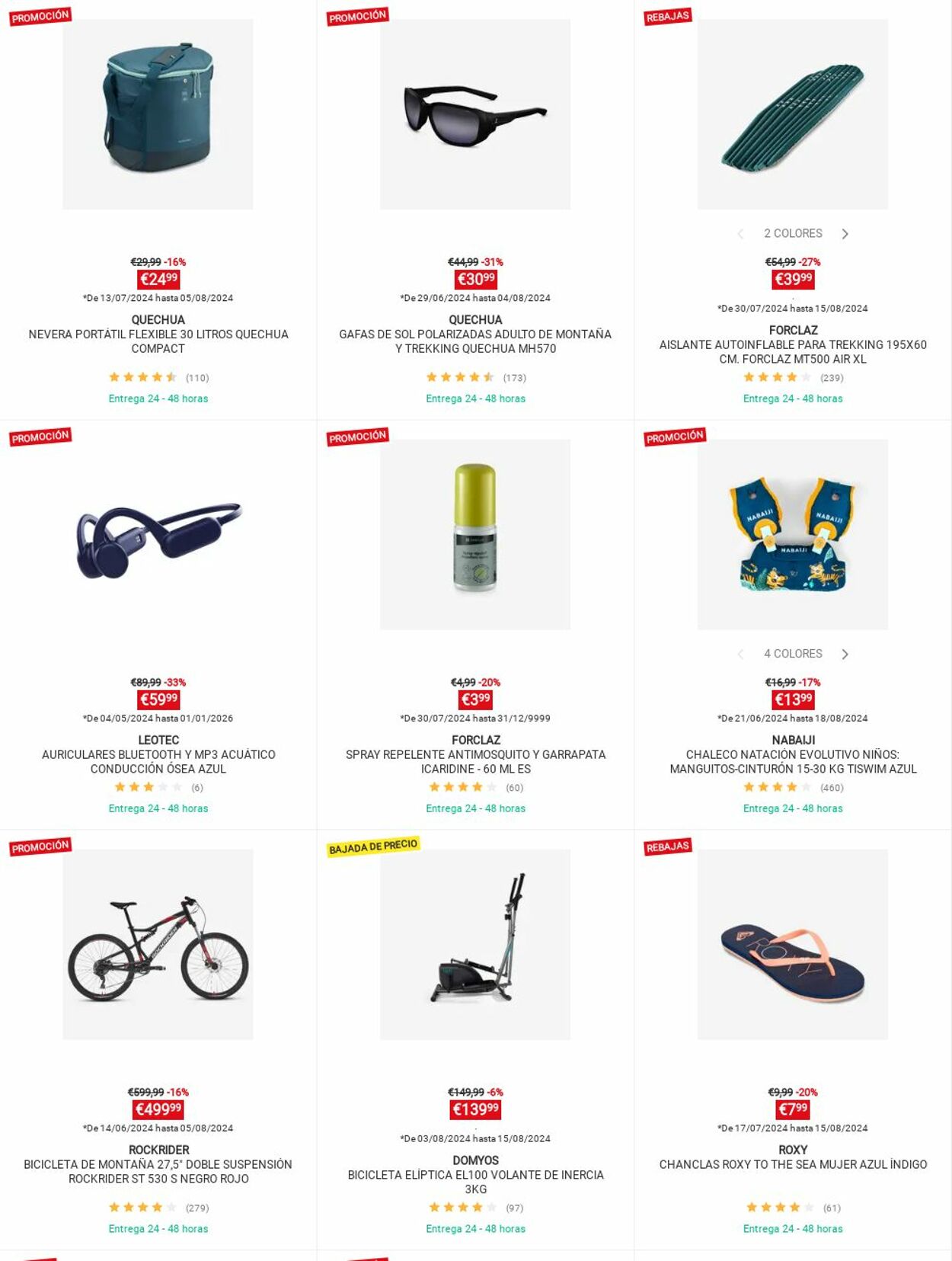 Folleto Decathlon 12.08.2024 - 18.08.2024