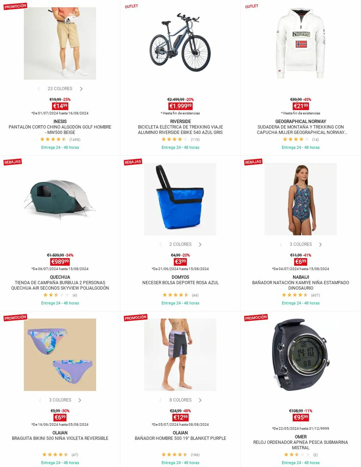 Folleto Decathlon 12.08.2024 - 18.08.2024