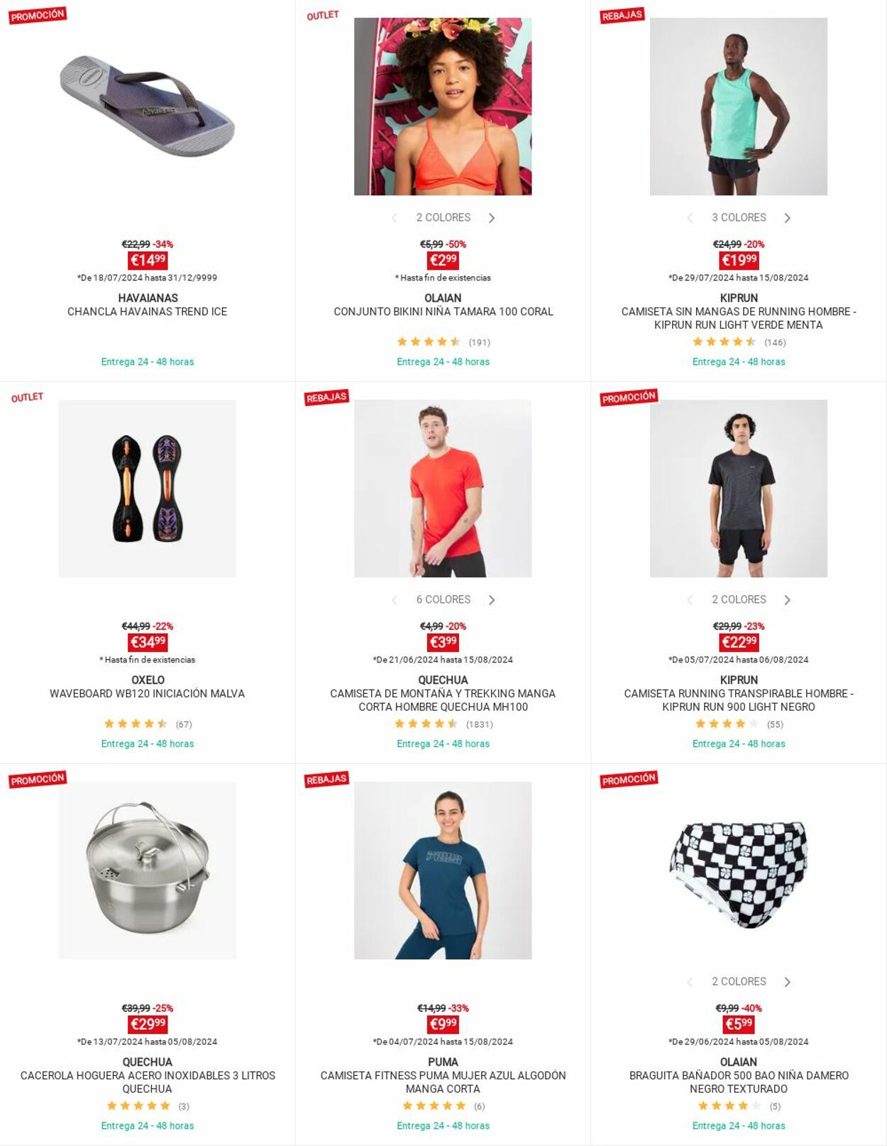 Folleto Decathlon 12.08.2024 - 18.08.2024