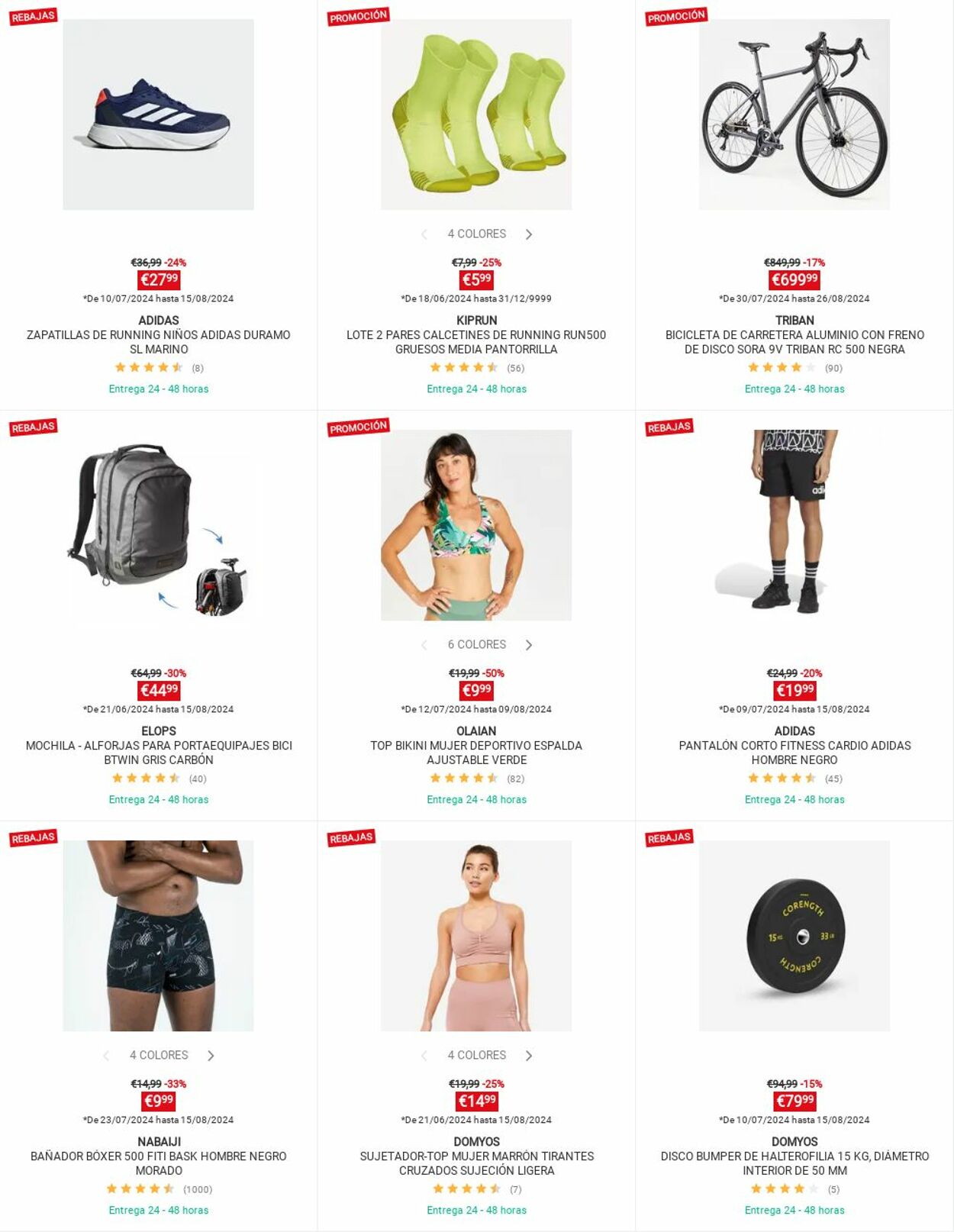 Folleto Decathlon 12.08.2024 - 18.08.2024