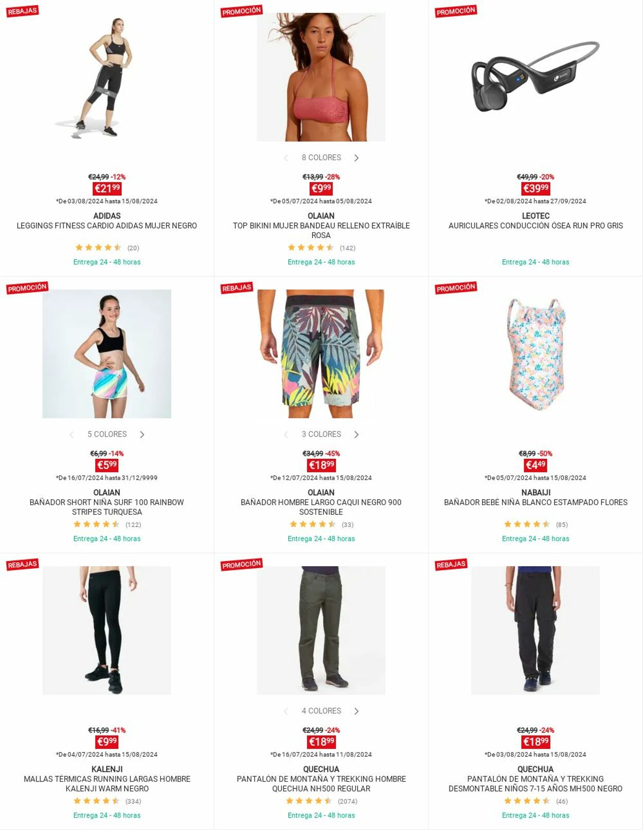 Folleto Decathlon 12.08.2024 - 18.08.2024