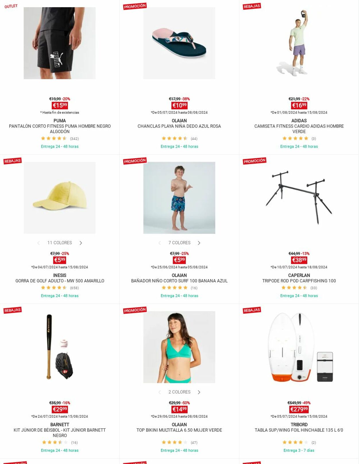 Folleto Decathlon 12.08.2024 - 18.08.2024