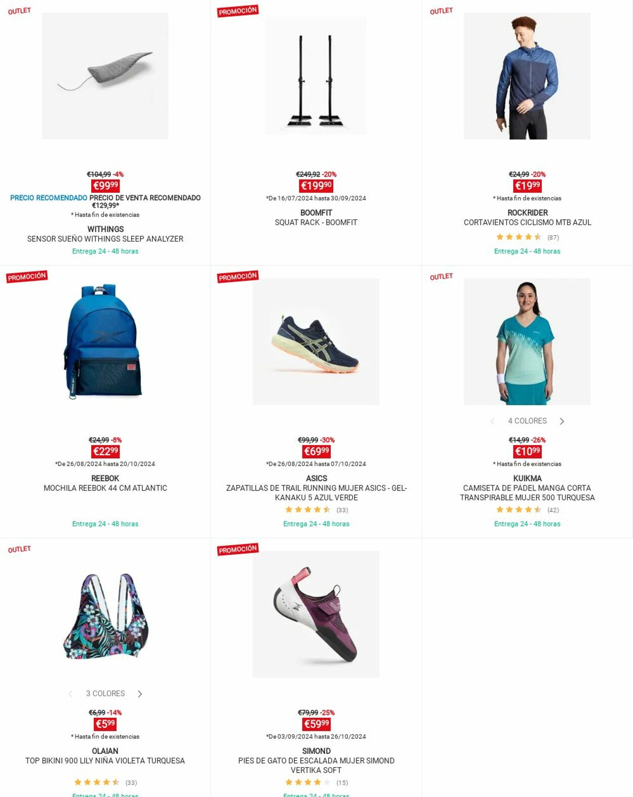 Folleto Decathlon 16.09.2024 - 22.09.2024