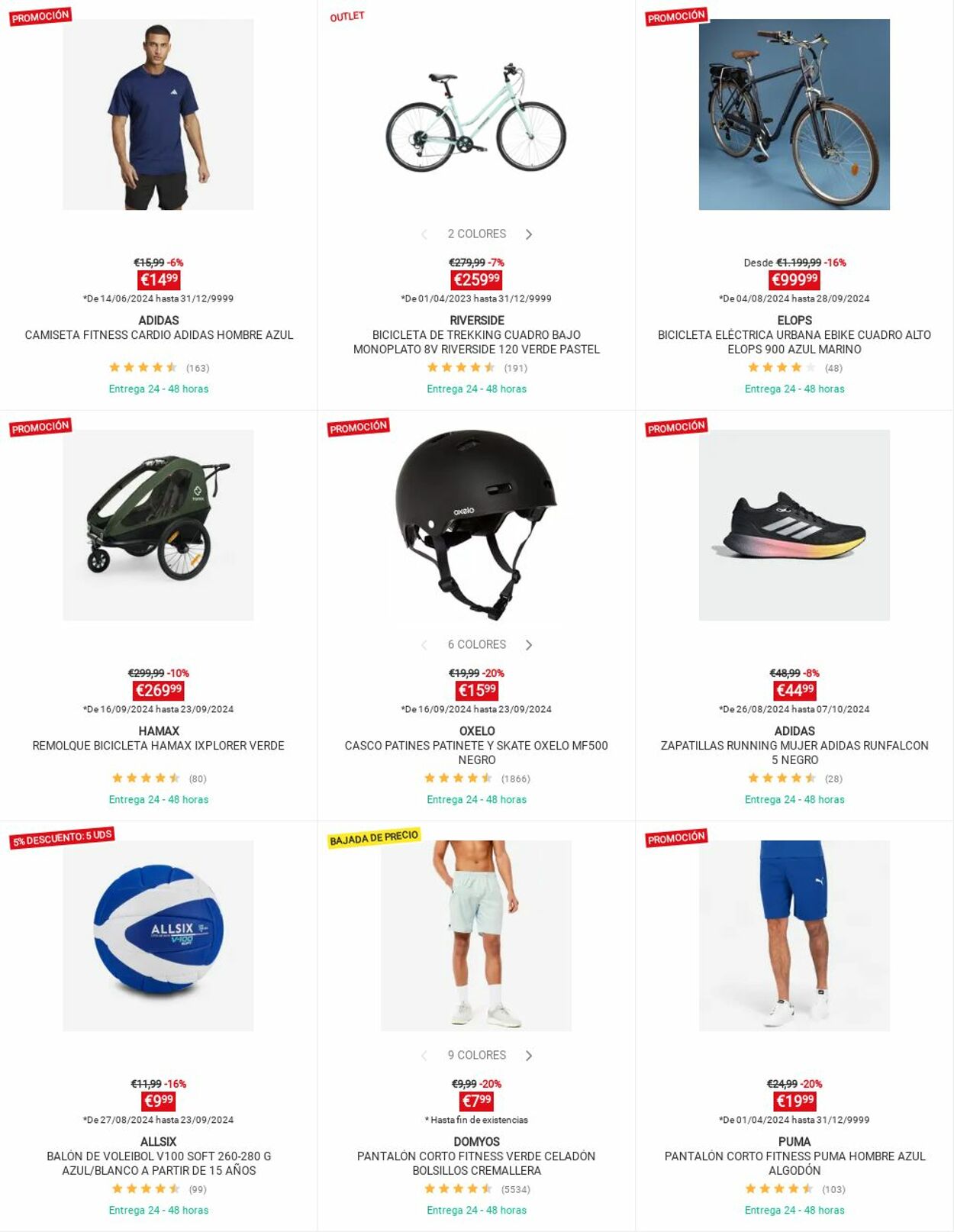 Folleto Decathlon 16.09.2024 - 22.09.2024