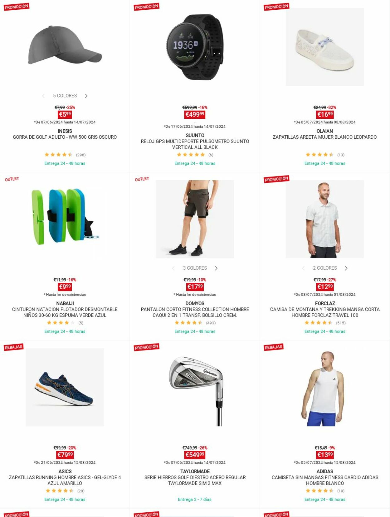 Folleto Decathlon 08.07.2024 - 14.07.2024