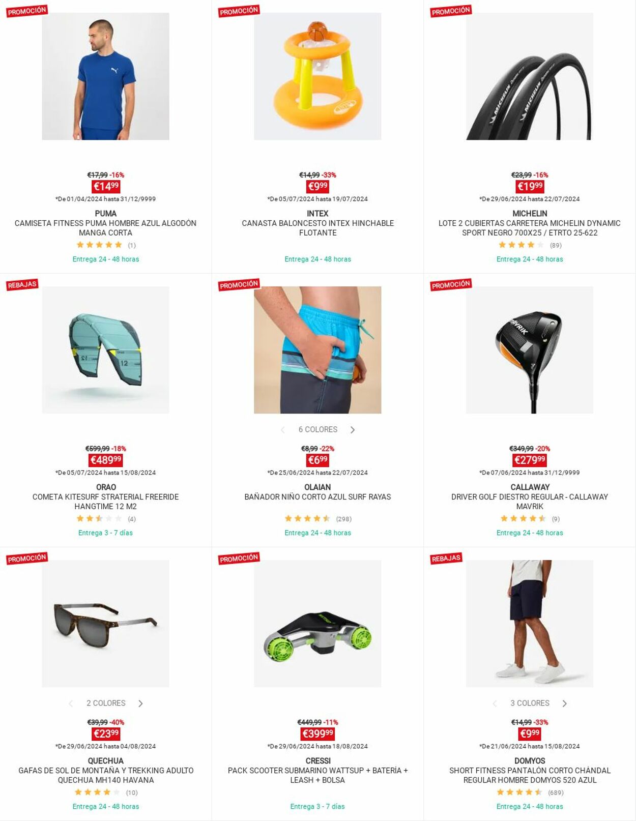 Folleto Decathlon 08.07.2024 - 14.07.2024