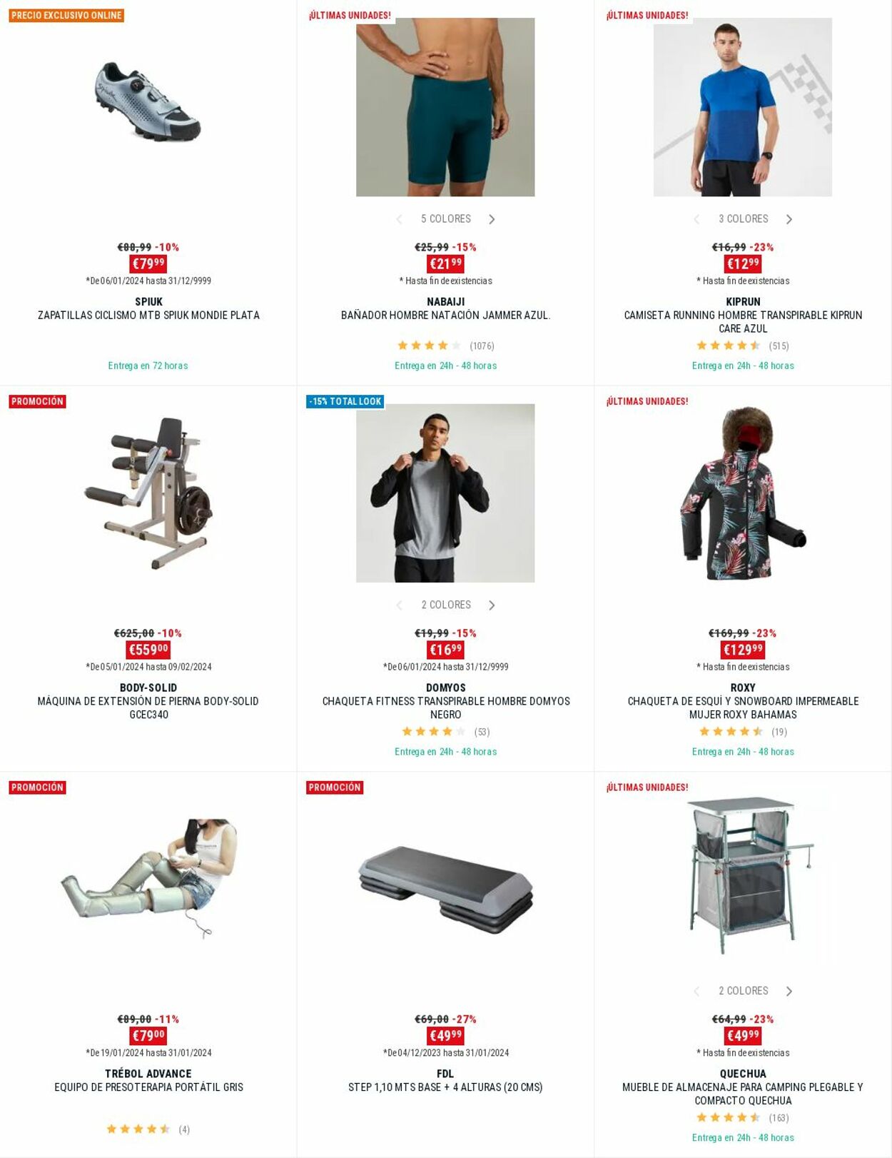 Folleto Decathlon 29.01.2024 - 04.02.2024