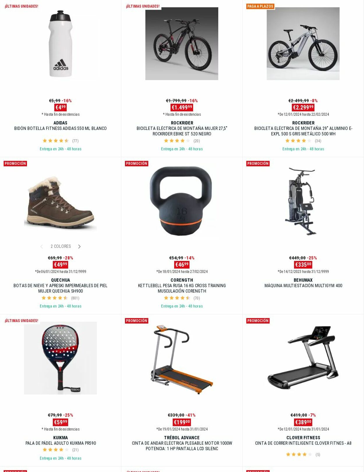 Folleto Decathlon 29.01.2024 - 04.02.2024