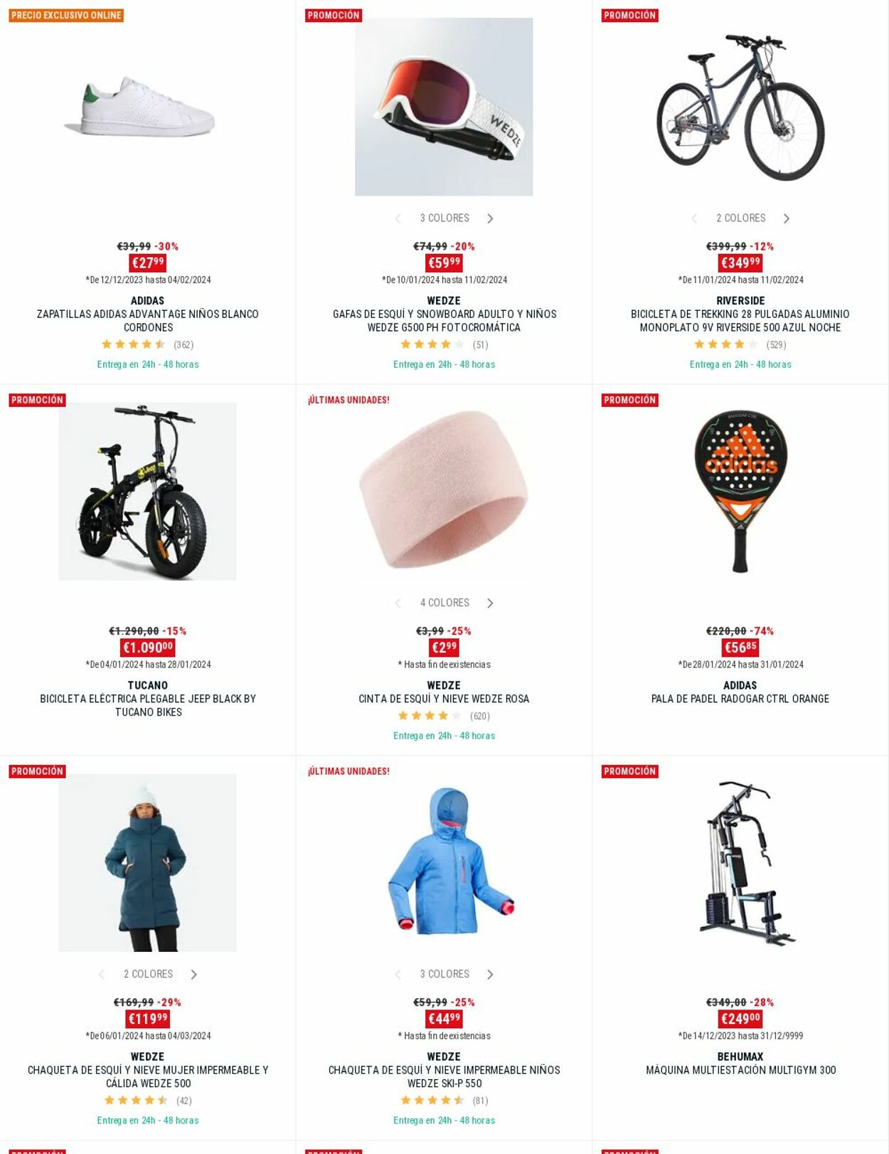 Folleto Decathlon 29.01.2024 - 04.02.2024