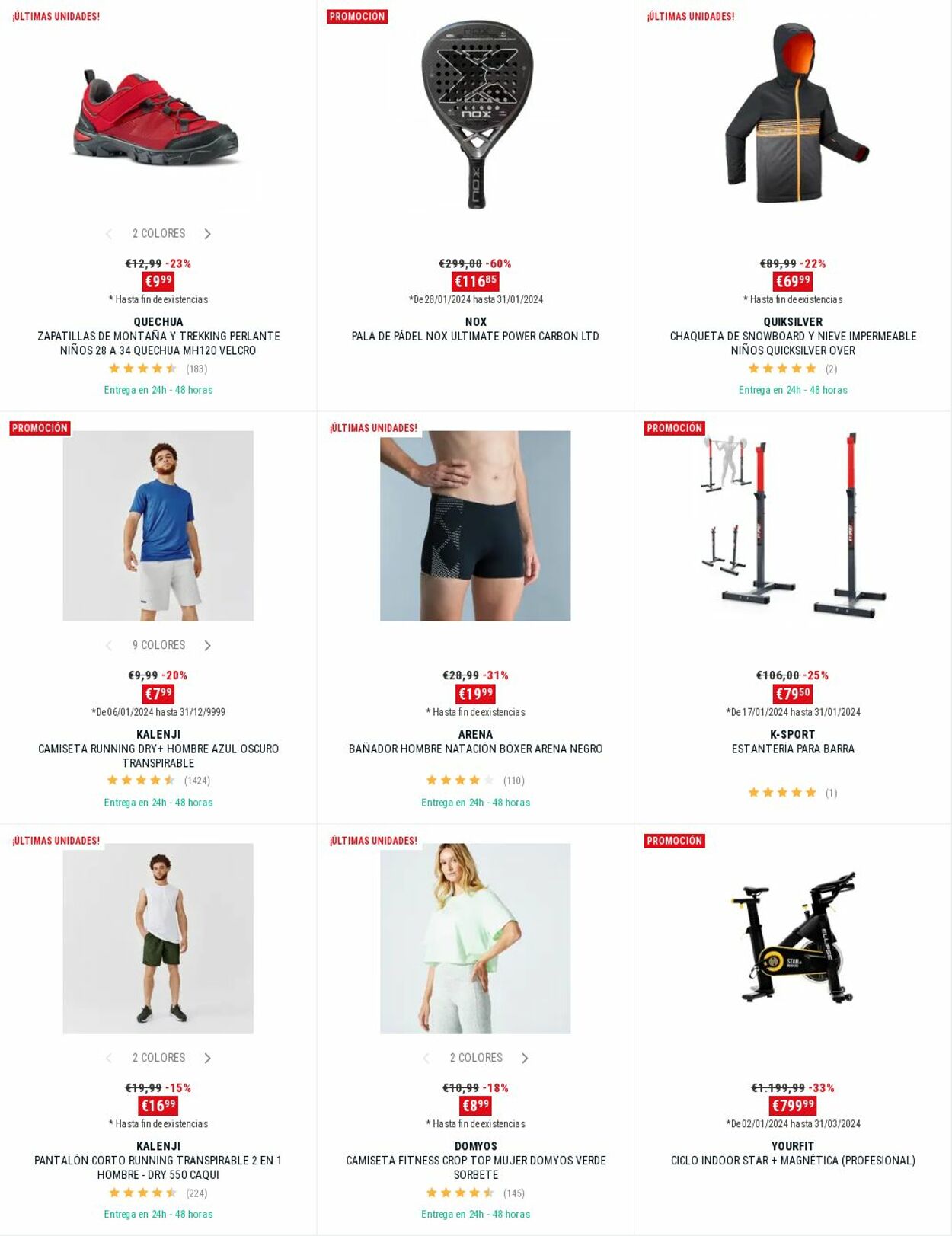 Folleto Decathlon 29.01.2024 - 04.02.2024